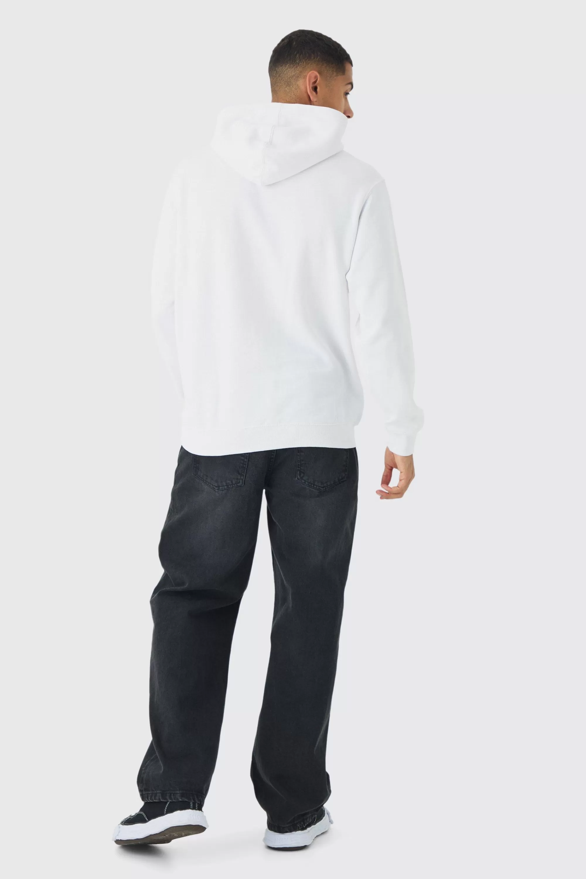 boohooMAN 111 Homme Print Hoodie | UK