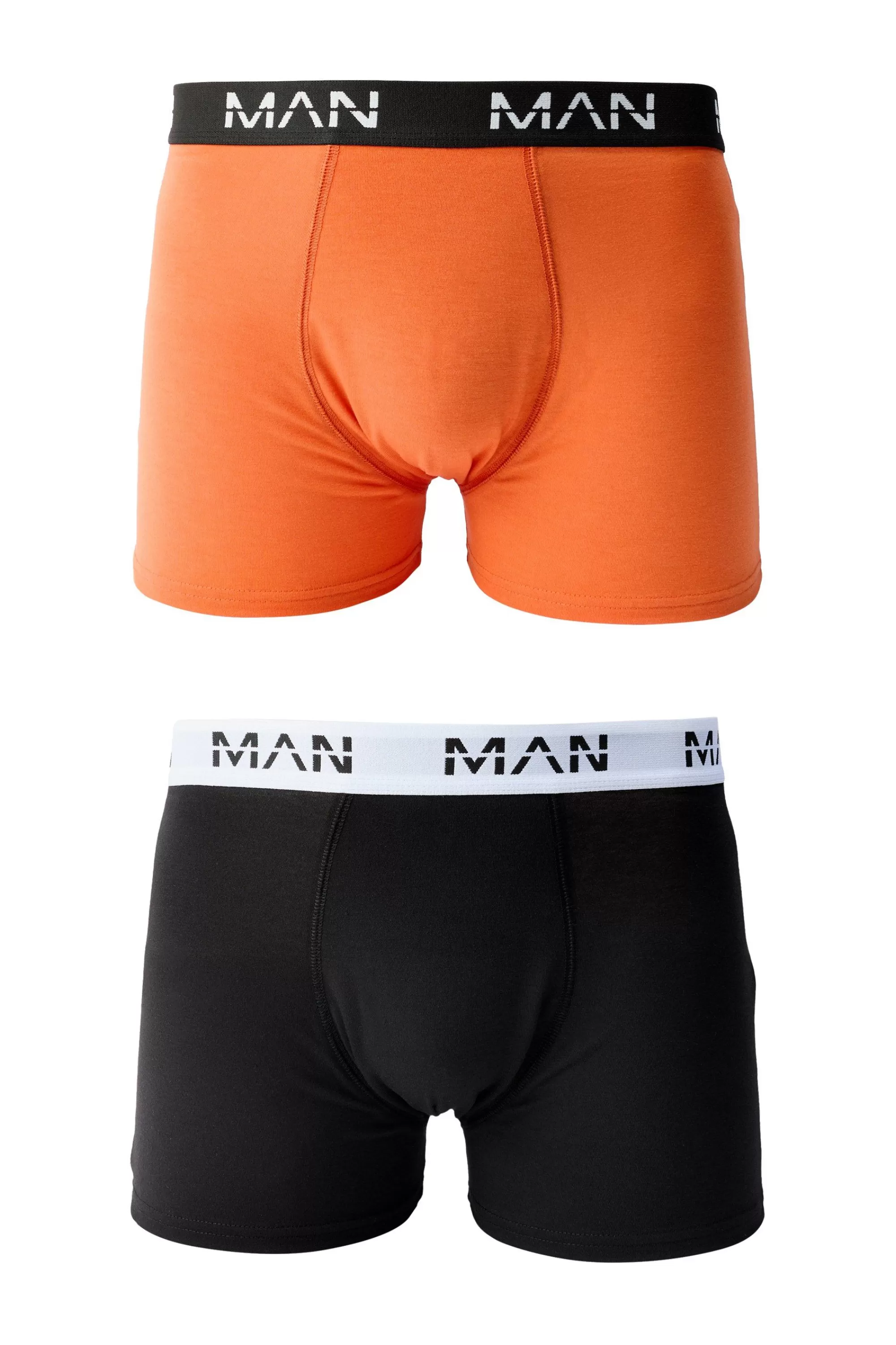 boohooMAN 2 Pack Man Spooky Printed Boxers | UK