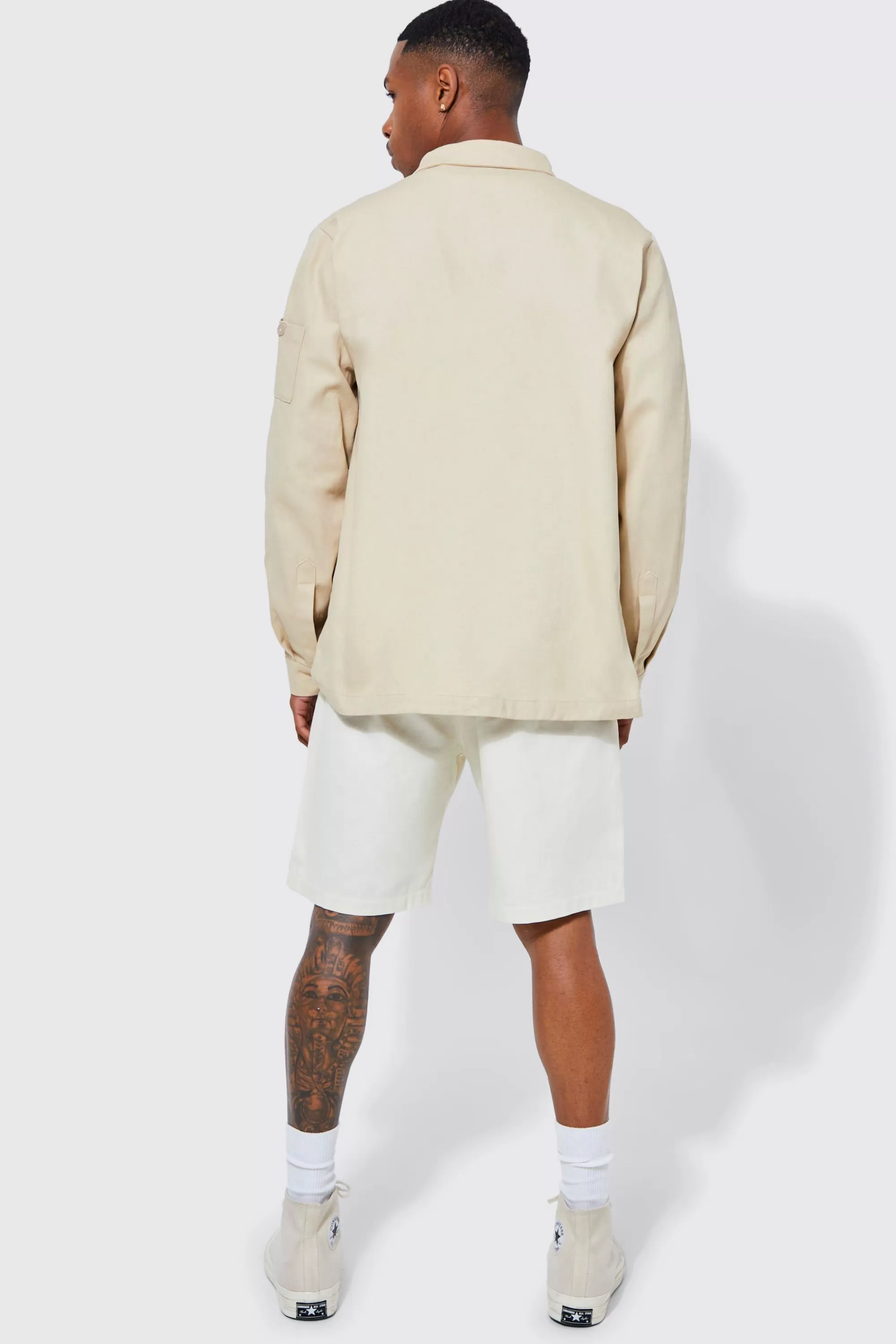 boohooMAN 2 Pocket Overshirt | UK