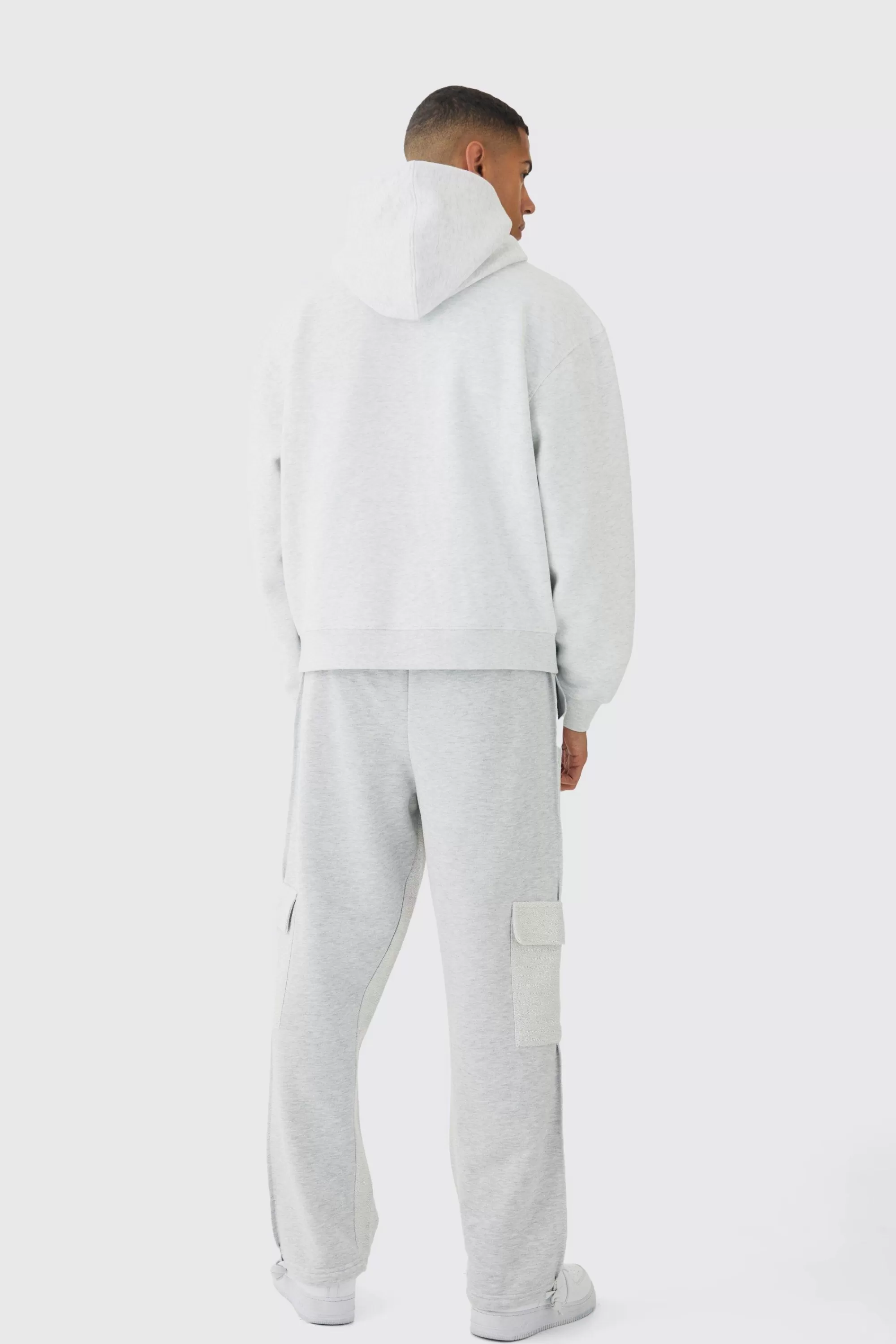 boohooMAN 330GSM Basic Oversized Boxy Hoodie | UK