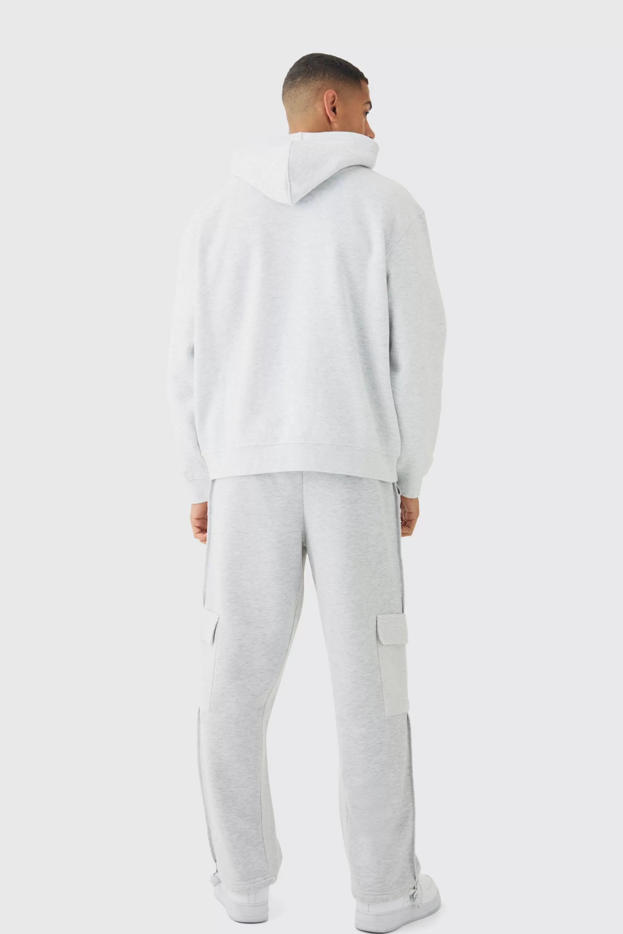 boohooMAN 330GSM Basic Oversized Over The Head Hoodie | UK