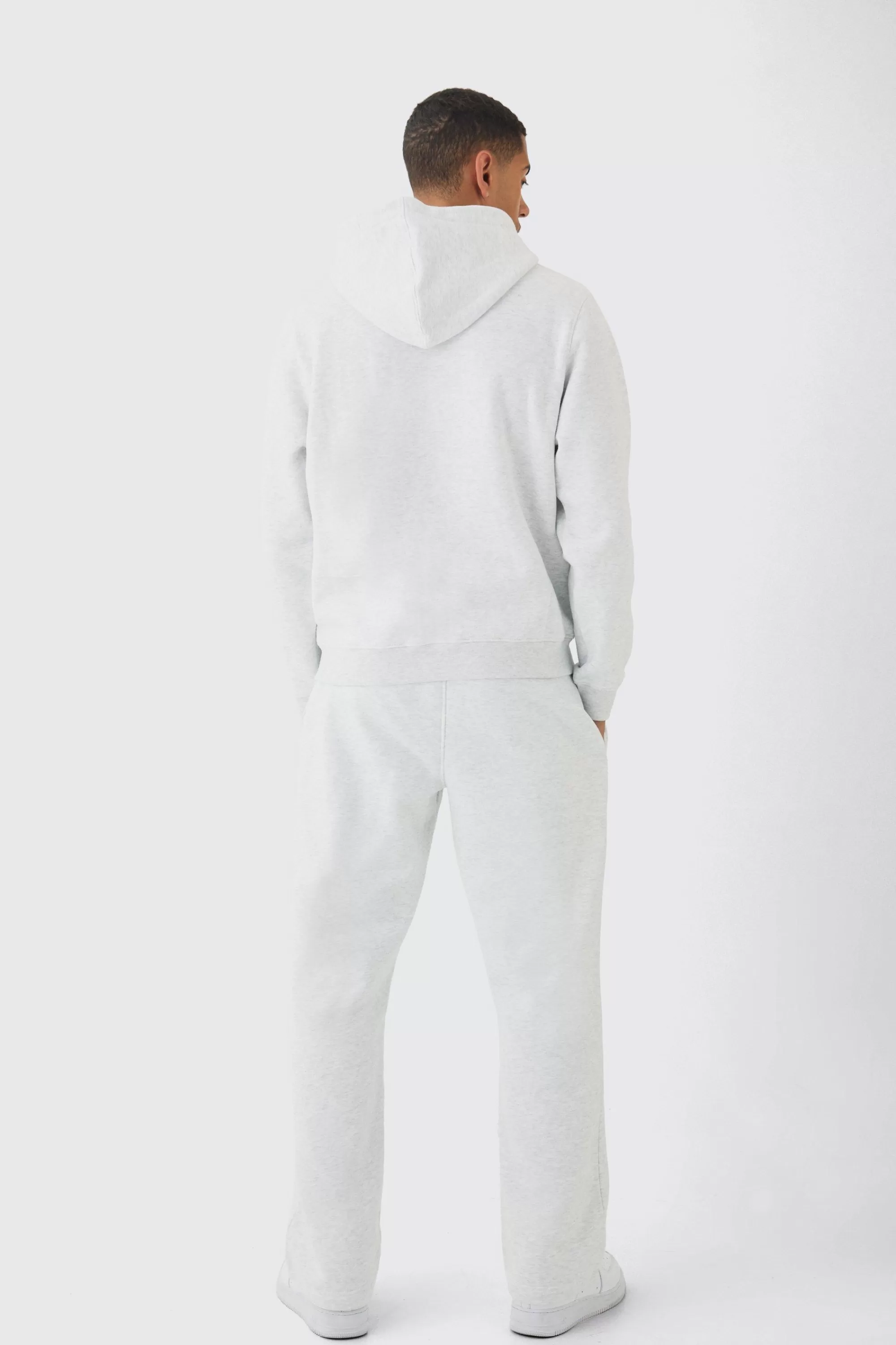 boohooMAN 330GSM Basic Zip Through Hoodie | UK