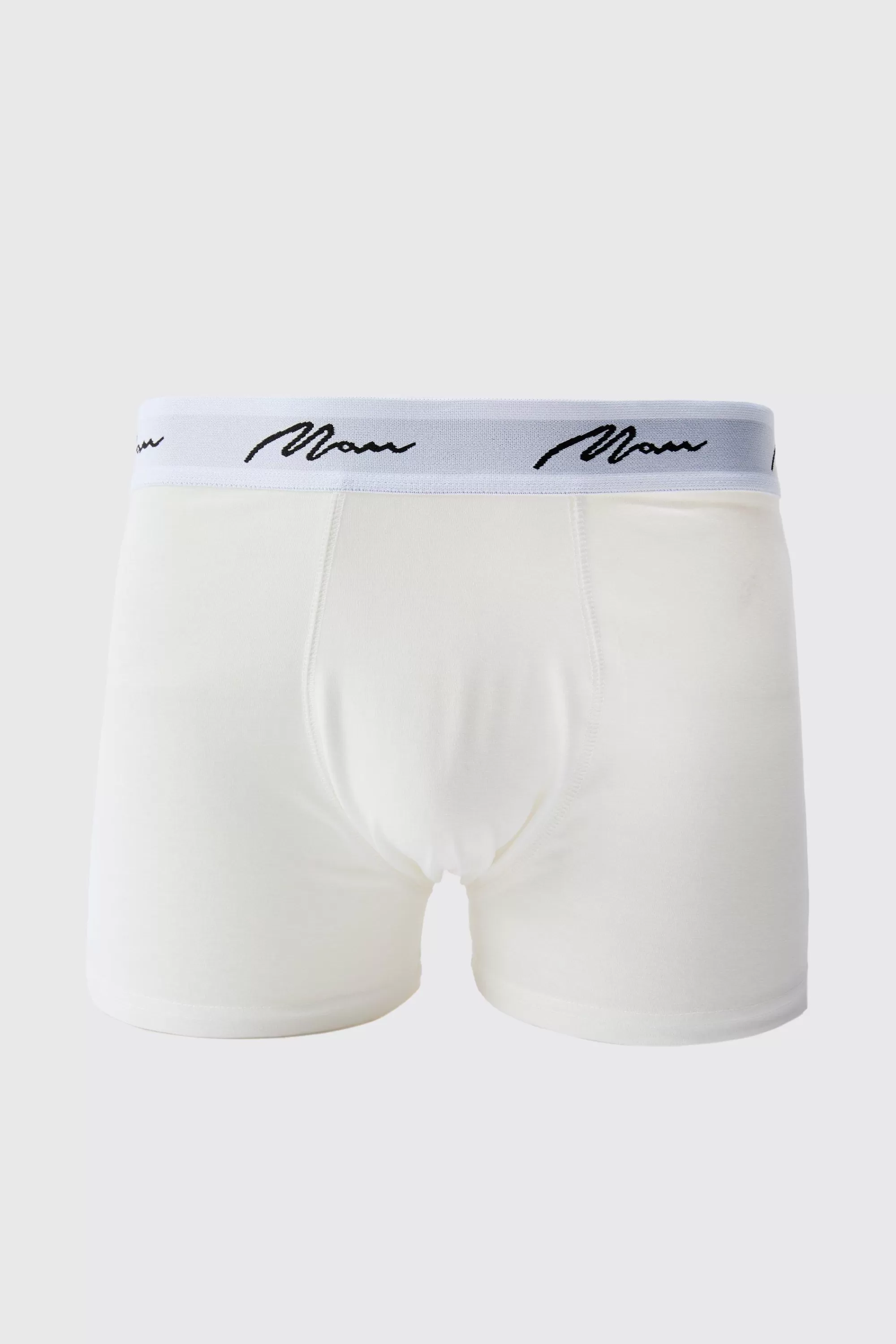 boohooMAN 3 Pack Man Check Printed Boxers | UK