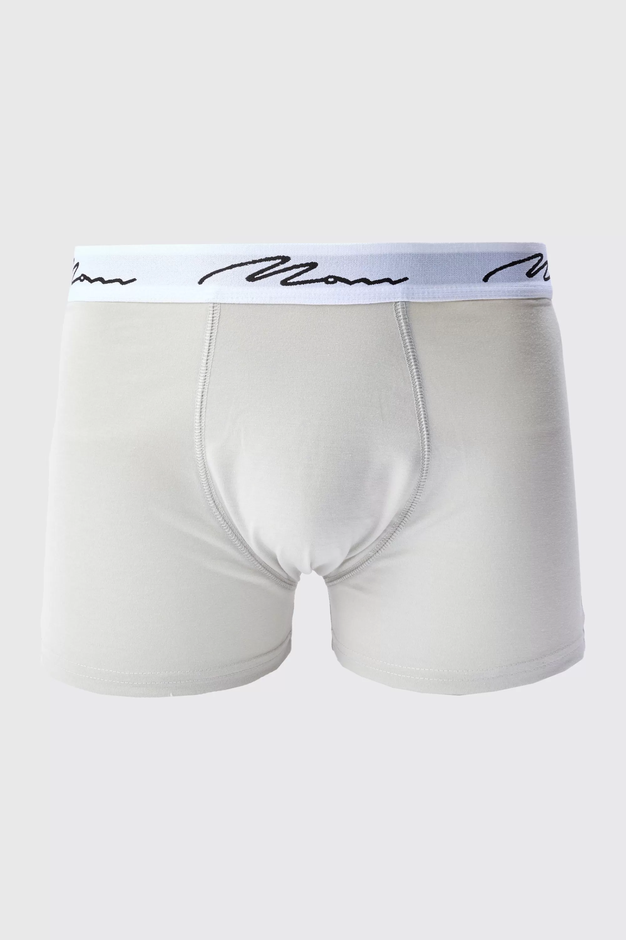 boohooMAN 3 Pack Man Script Trunk | UK