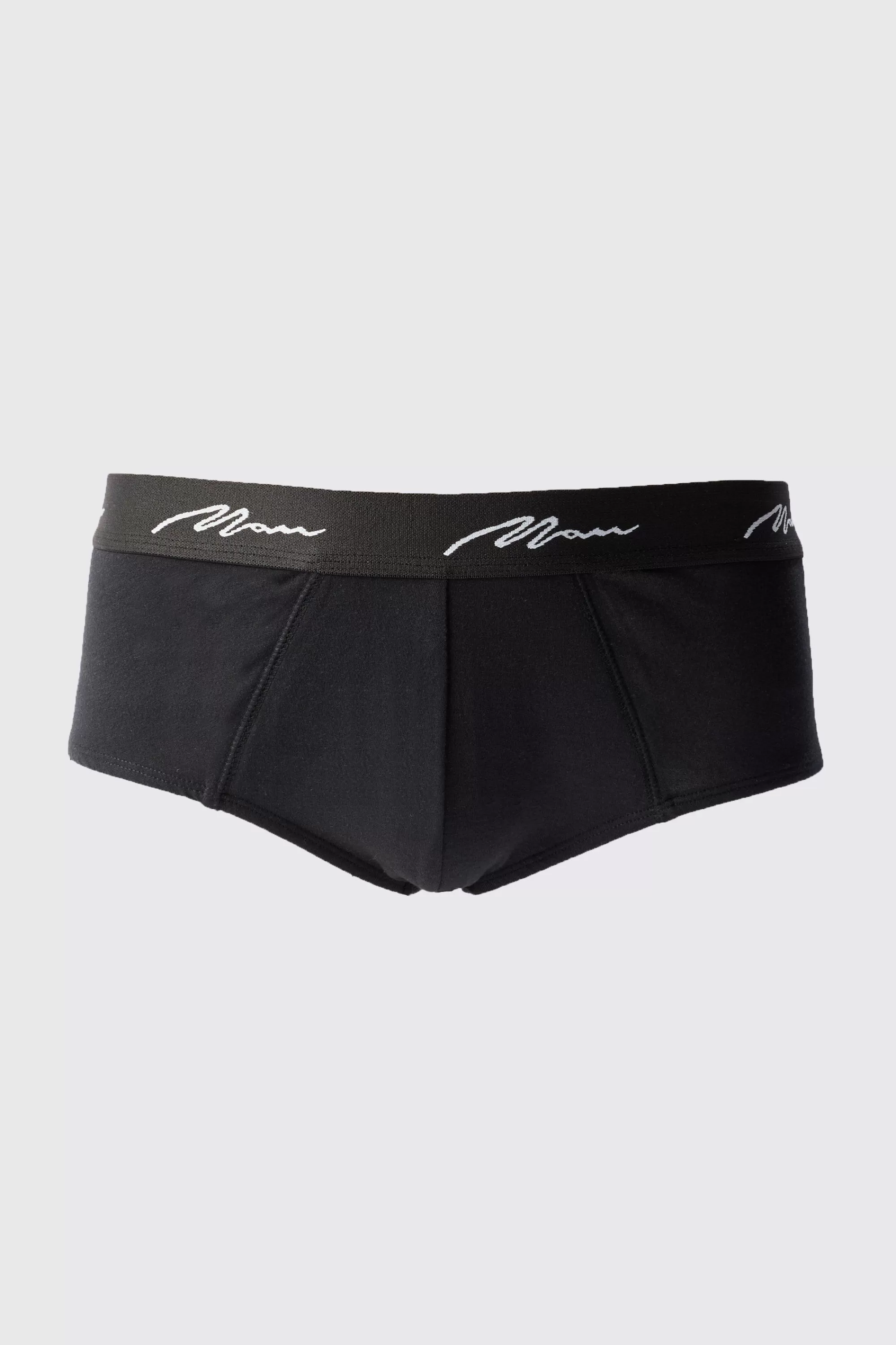 boohooMAN 3 Pack Man Signature Check Printed Briefs | UK