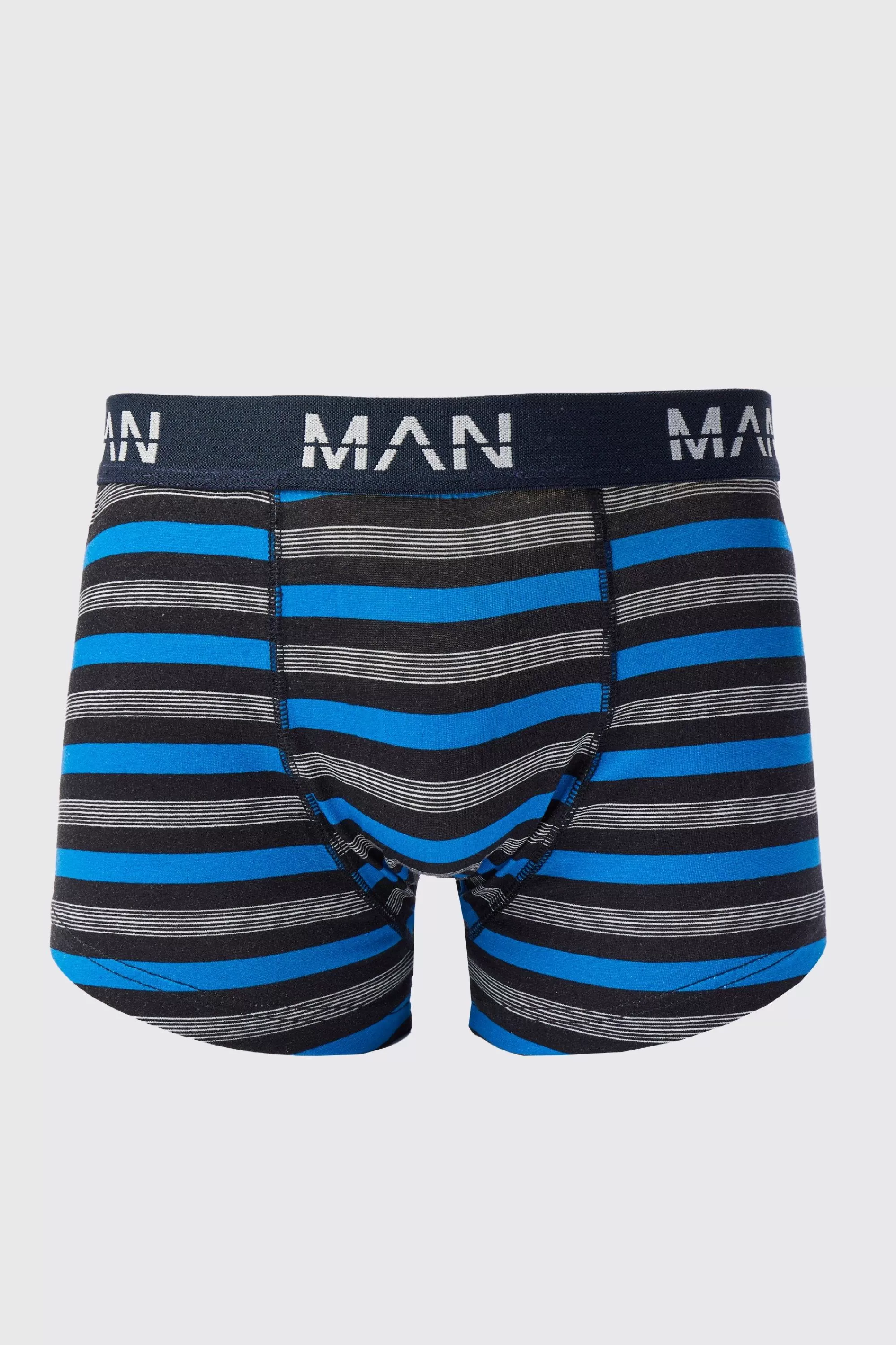 boohooMAN 3 Pack Stripe Boxers | UK