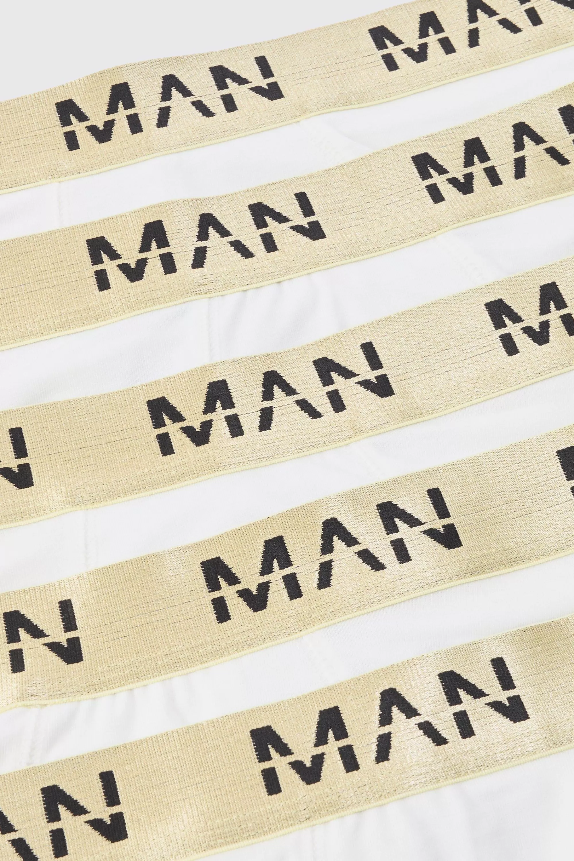 boohooMAN 5 Pack Gold Man Dash Boxers In | UK