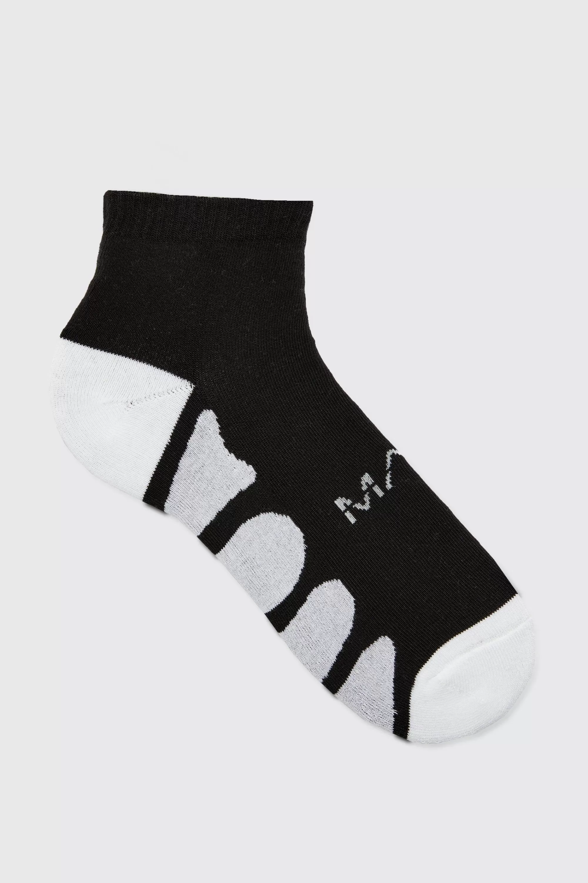 boohooMAN 5 Pack Man Dash Activewear Ankle Socks | UK