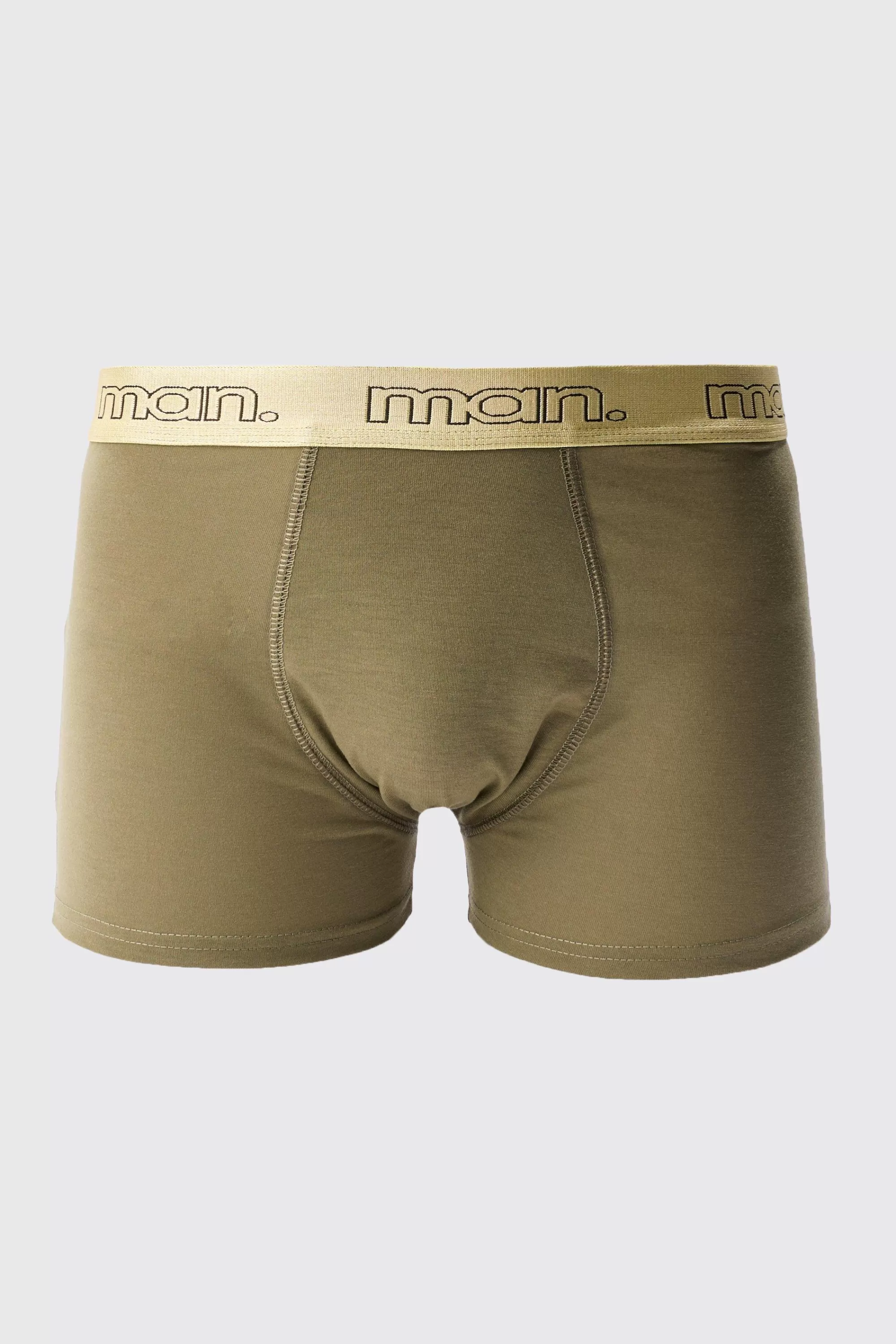 boohooMAN 5 Pack Man Gold Waistband Boxers | UK