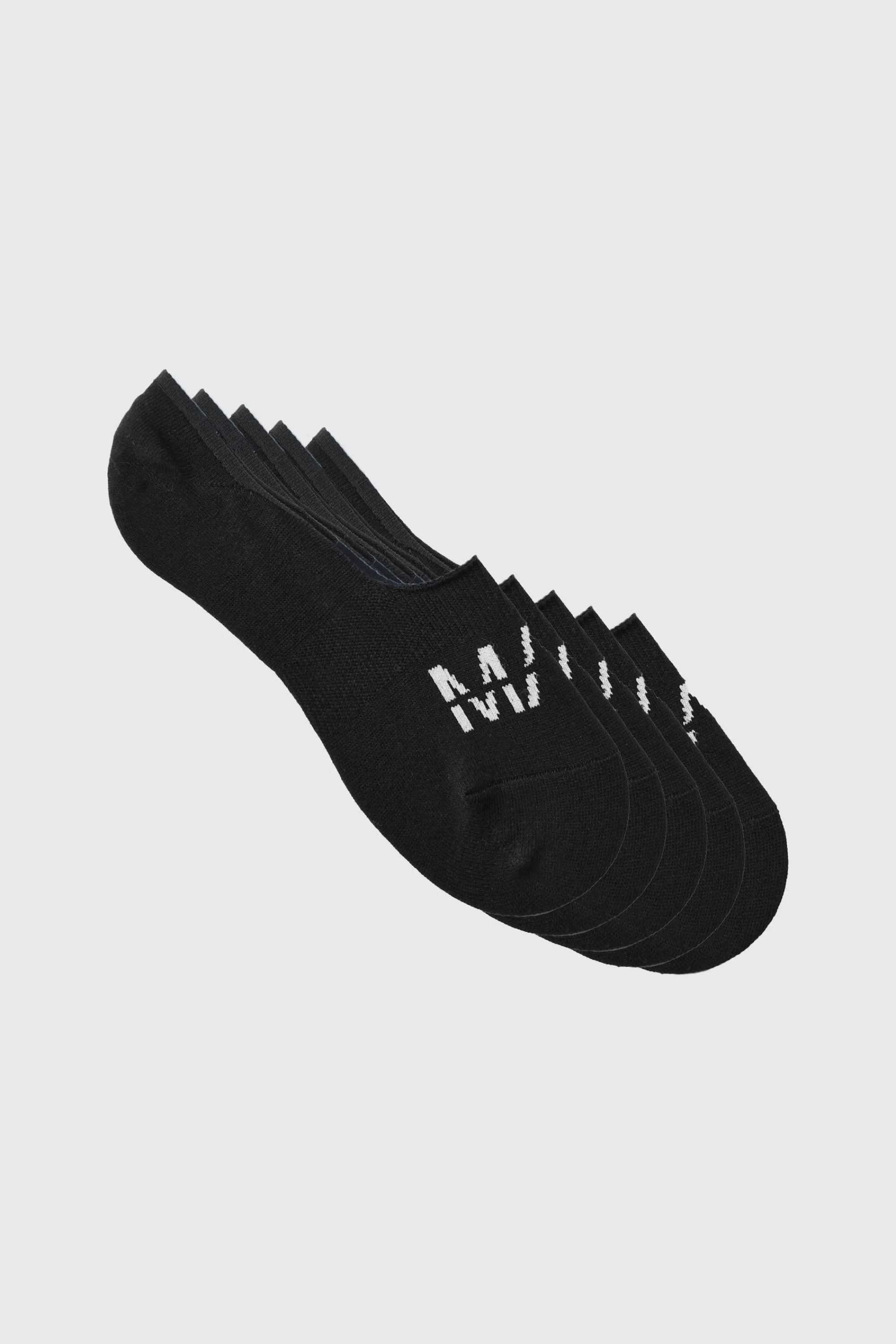 boohooMAN 5 Pack Man Invisible Socks | UK