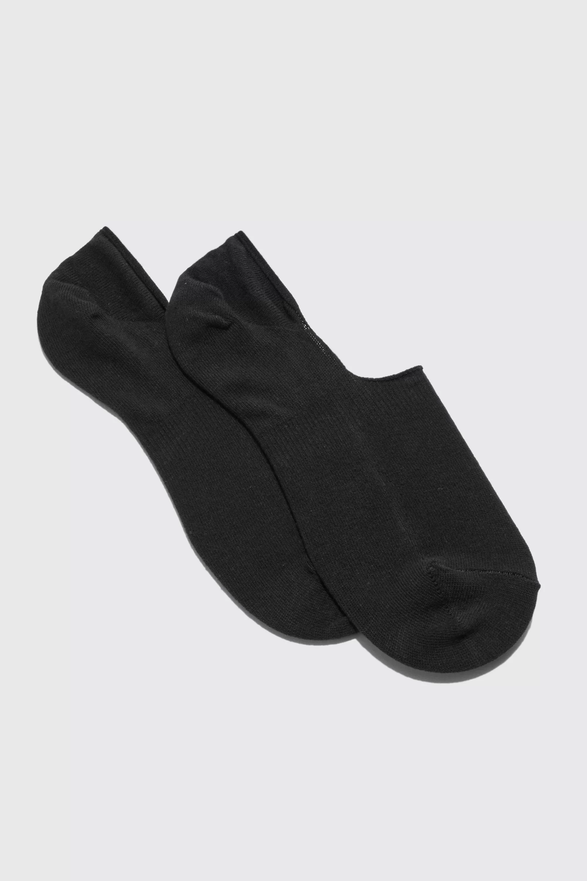 boohooMAN 5 Pack Plain Invisible Socks | UK