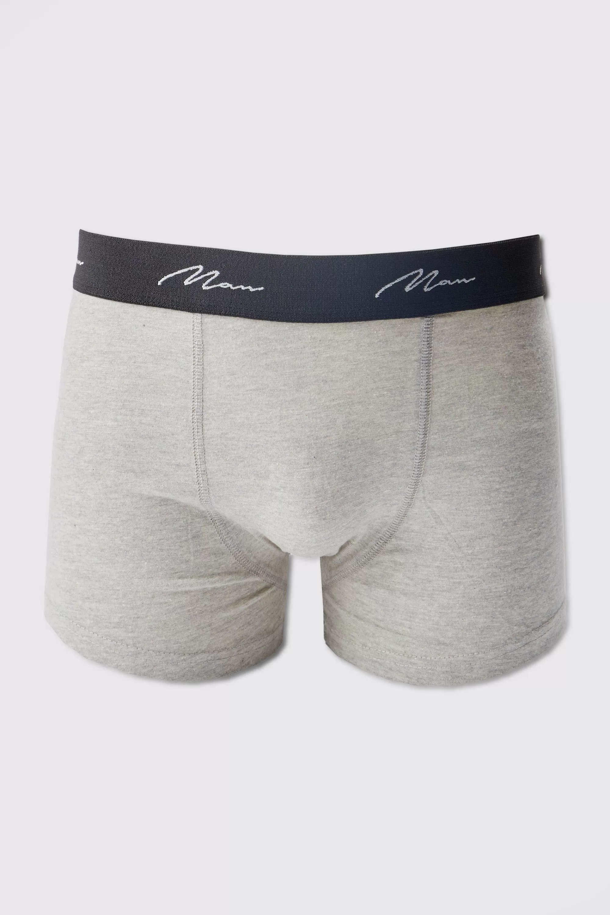 boohooMAN 7 Pack Man Signature Mixed Colour Trunks | UK