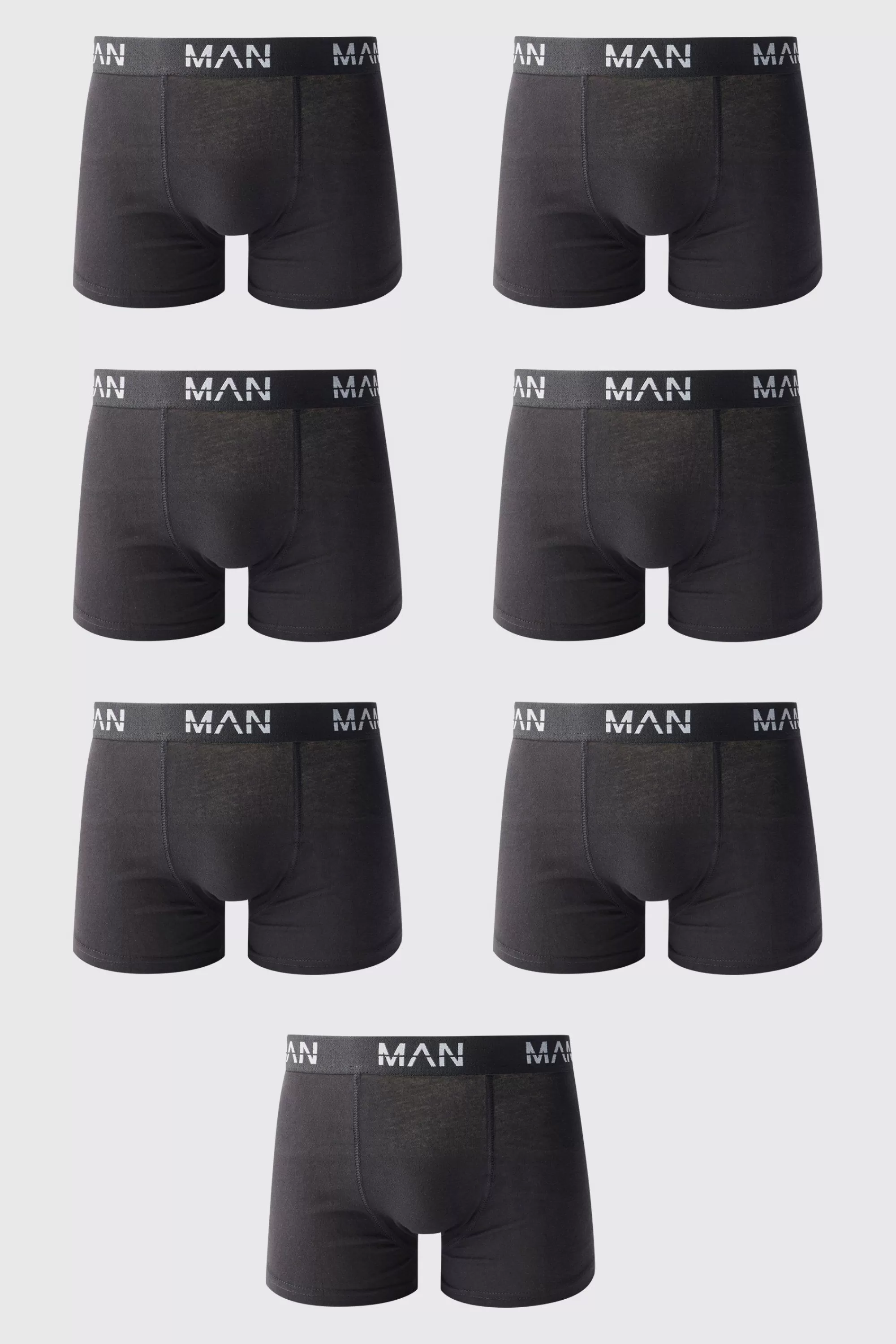 boohooMAN 7 Pack Man Trunks | UK