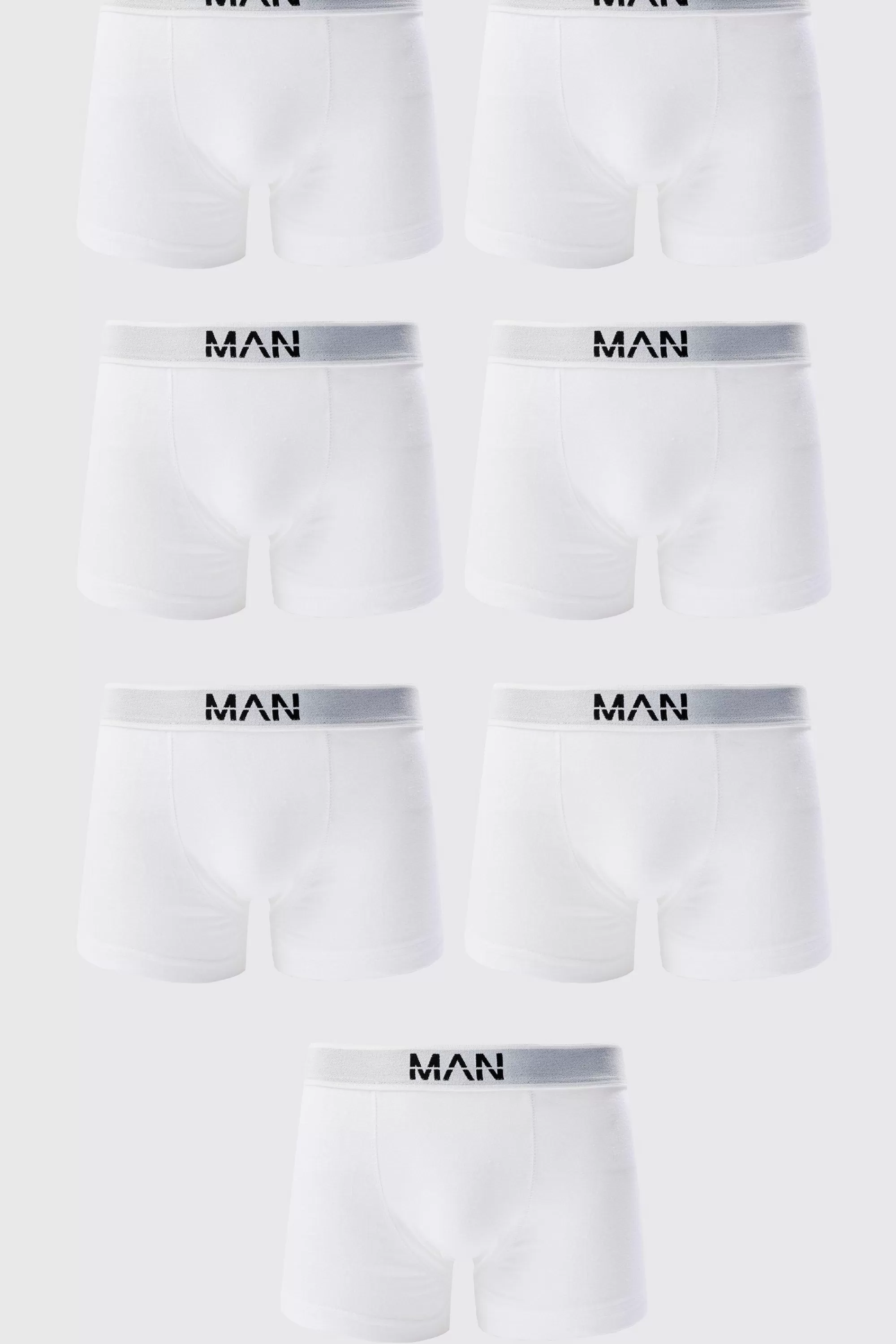boohooMAN 7 Pack Man Trunks | UK