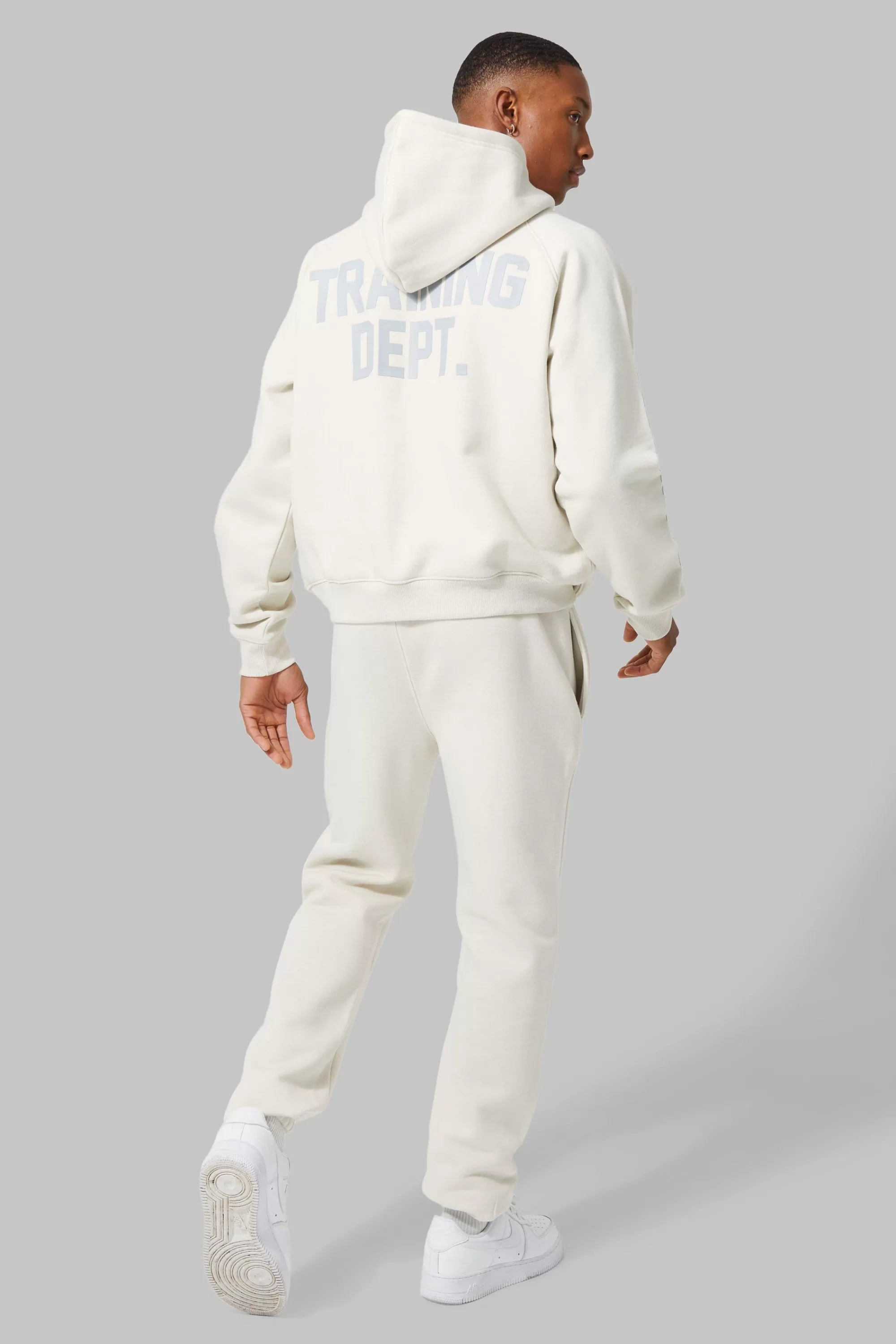 boohooMAN Active Training Dept Boxy Hoodie | UK
