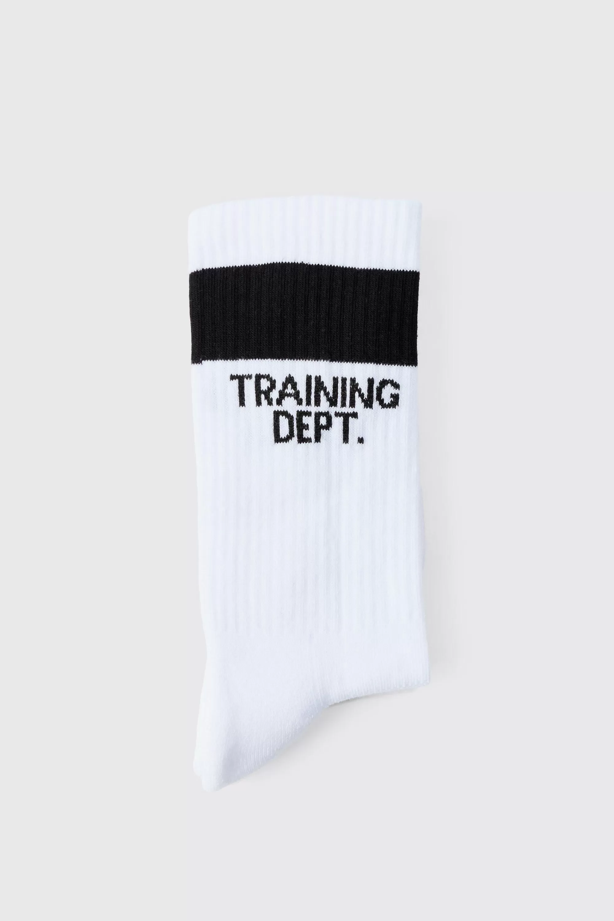 boohooMAN Active Training Dept Cushioned Crew Socks | UK
