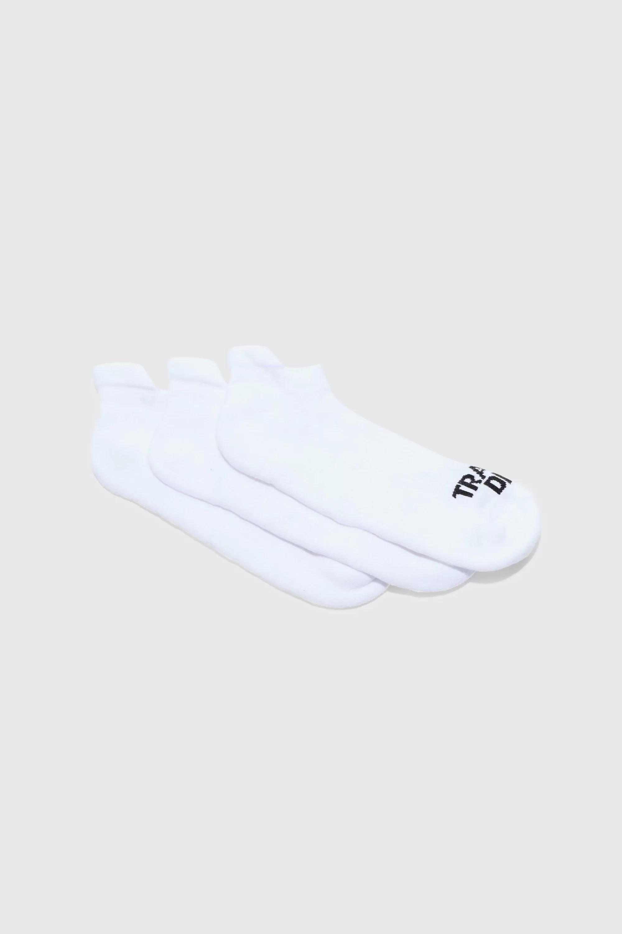 boohooMAN Active Training Dept Cushioned Trainer 3 Pack Socks | UK