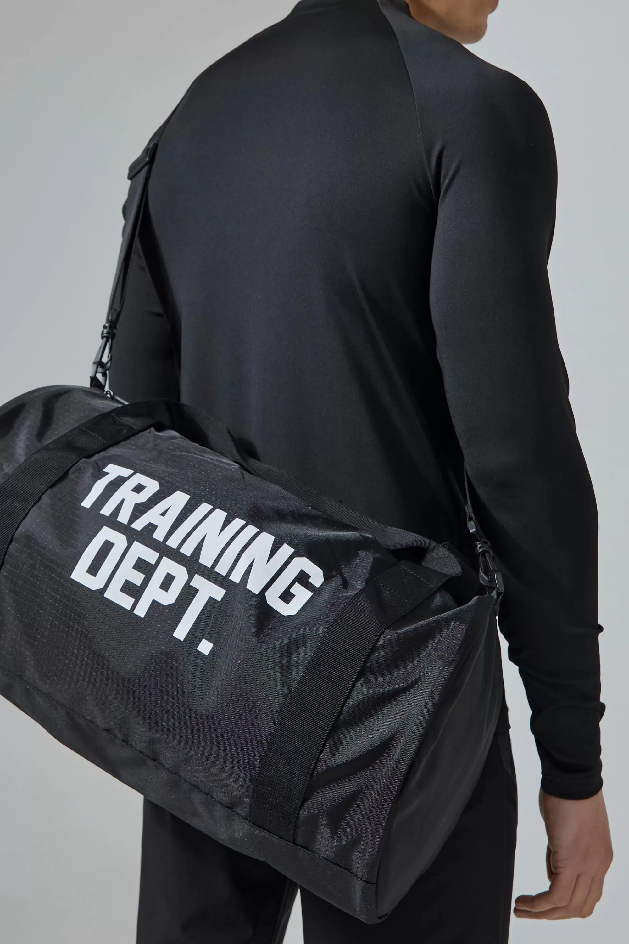 boohooMAN Active Training Dept Gym Barrel Bag | UK
