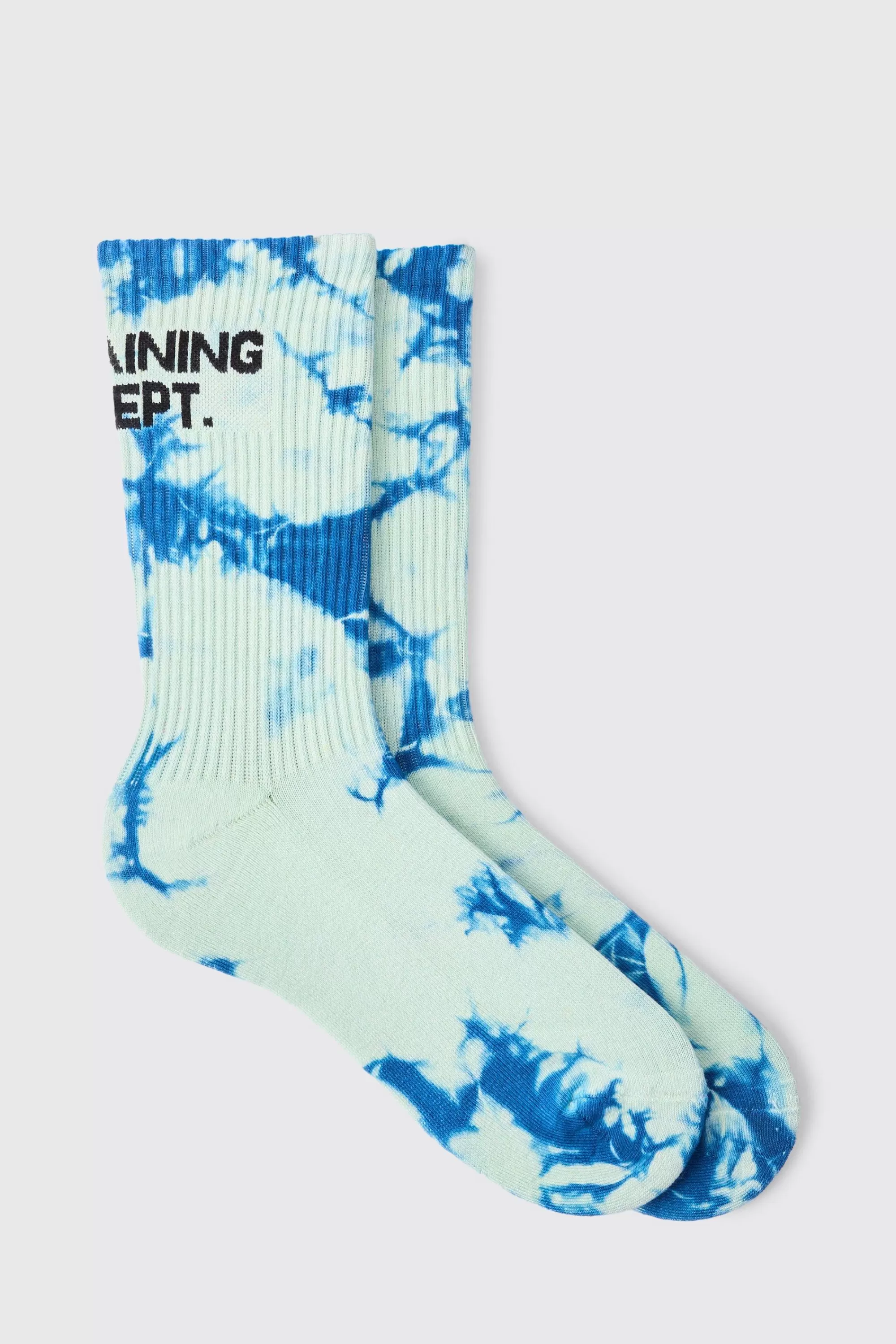 boohooMAN Active Training Dept Tie Dye Socks | UK
