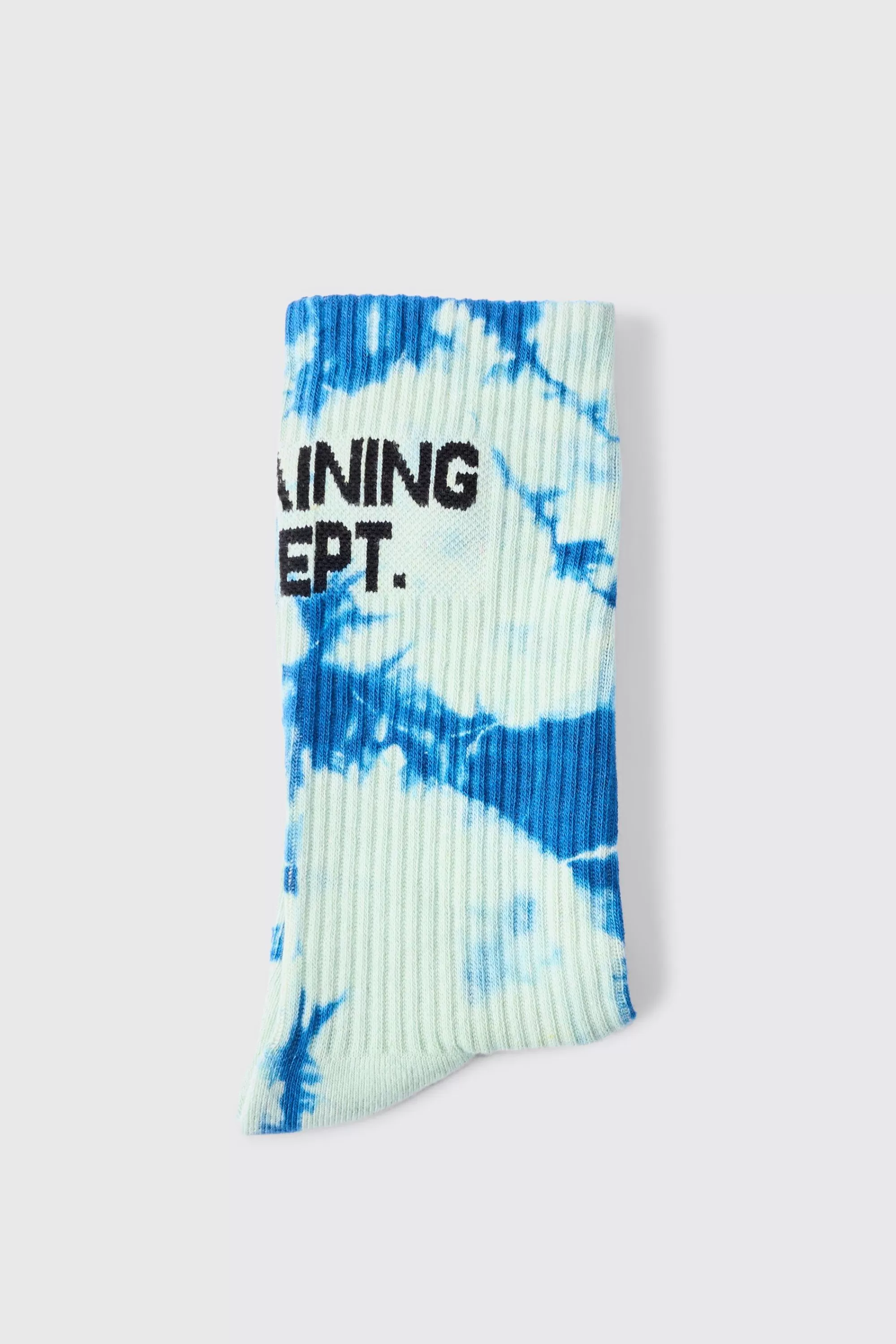 boohooMAN Active Training Dept Tie Dye Socks | UK