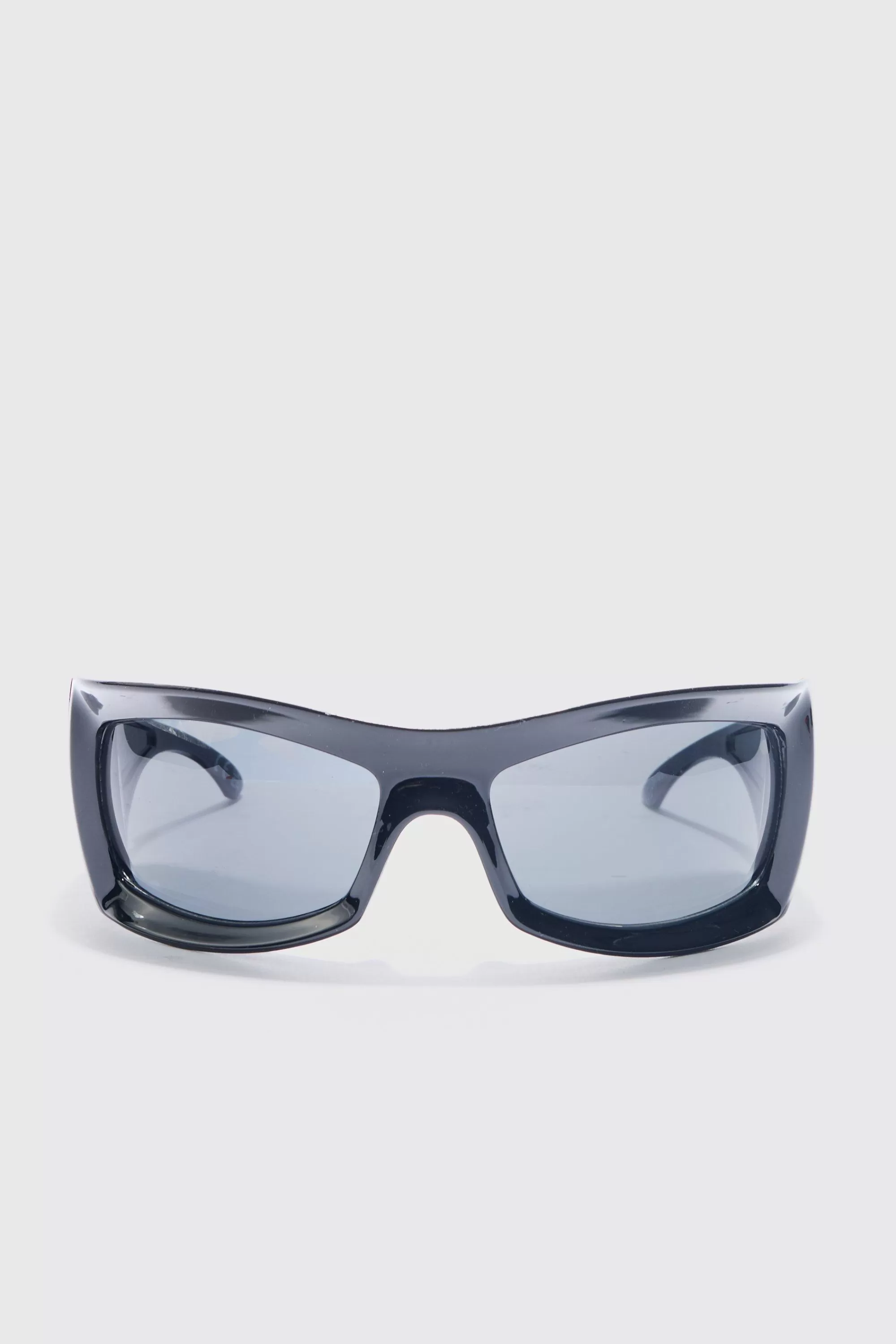 boohooMAN Angled Plastic Sunglasses | UK