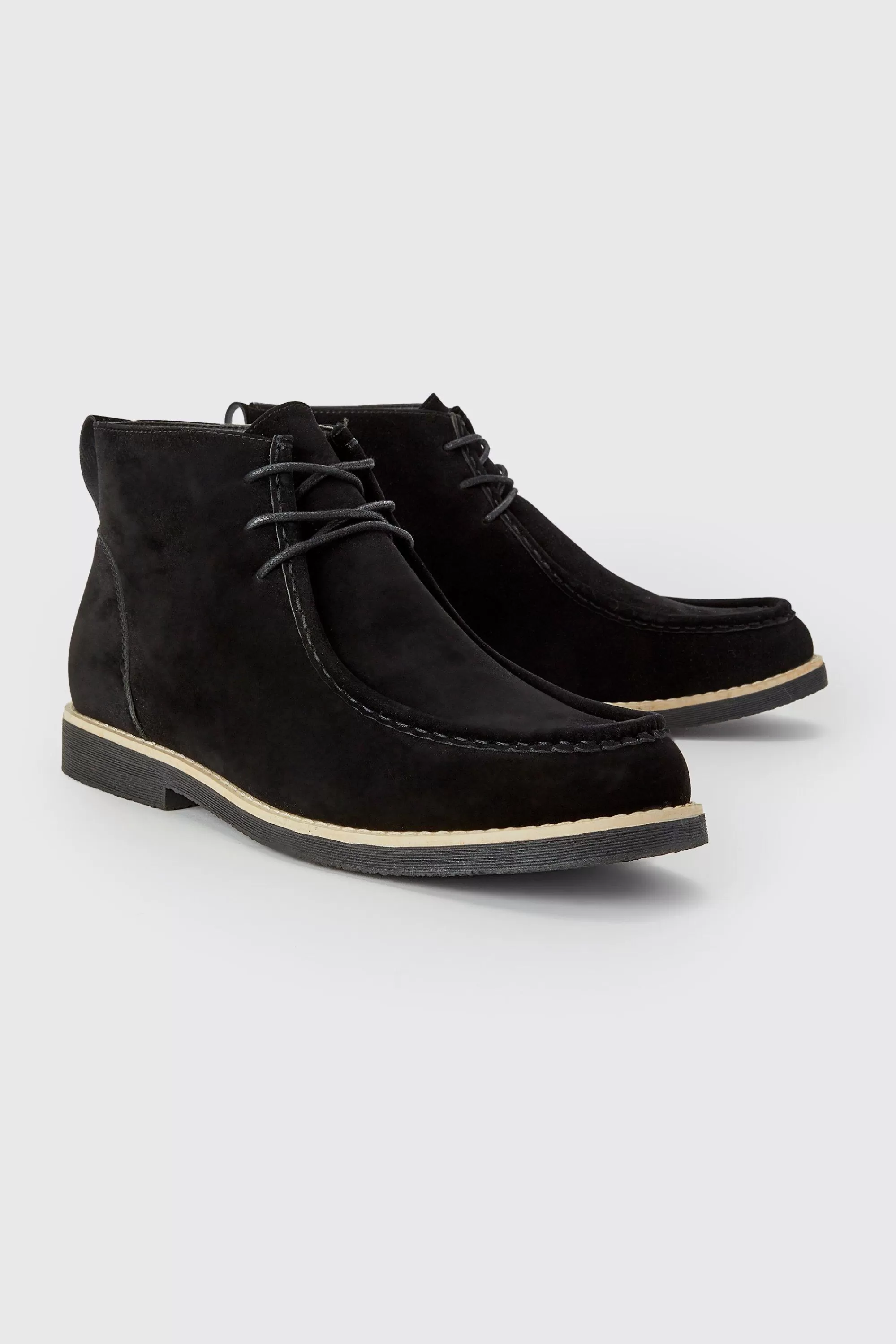 boohooMAN Apron Front Desert Boot | UK