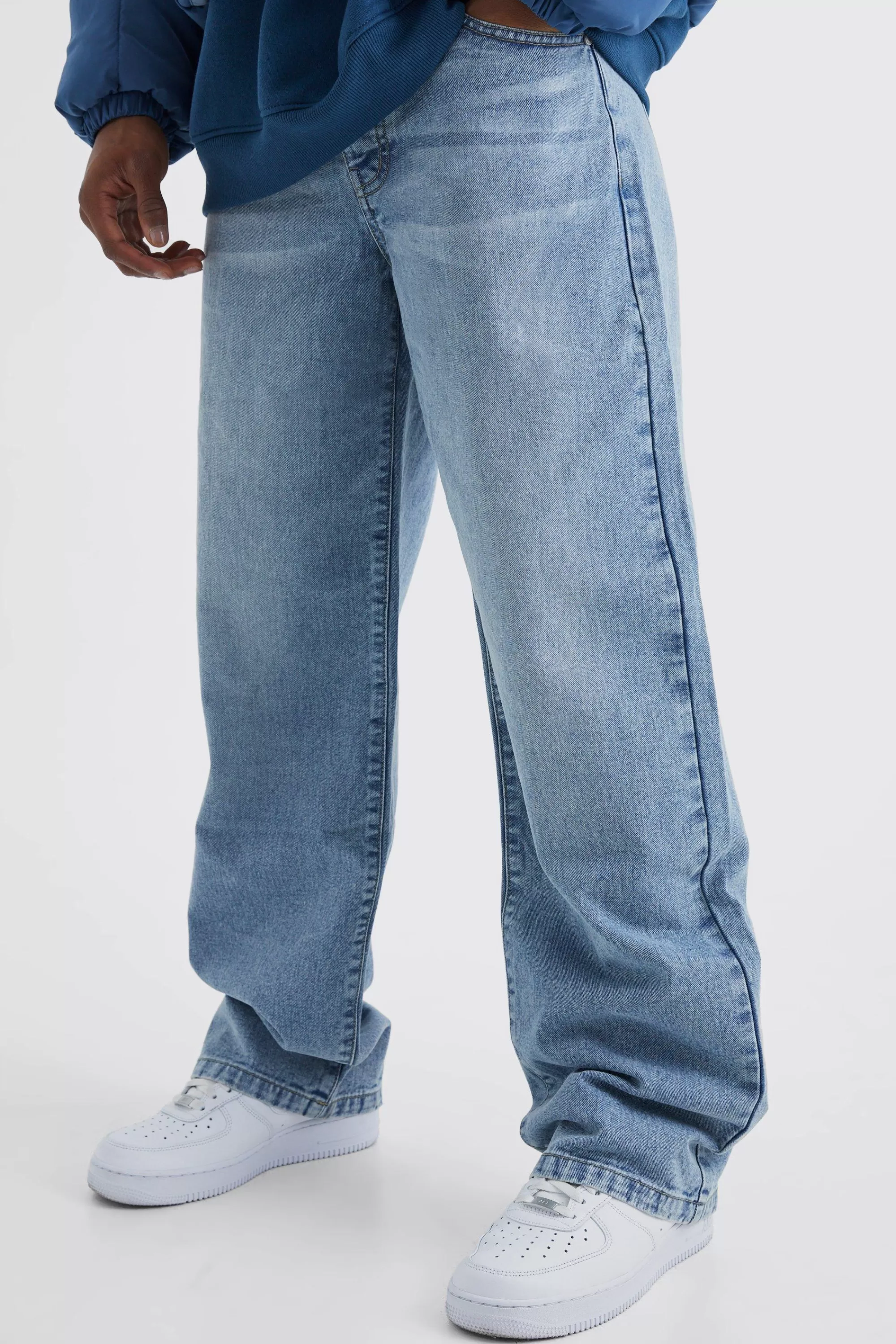 boohooMAN Baggy Rigid Jean | UK