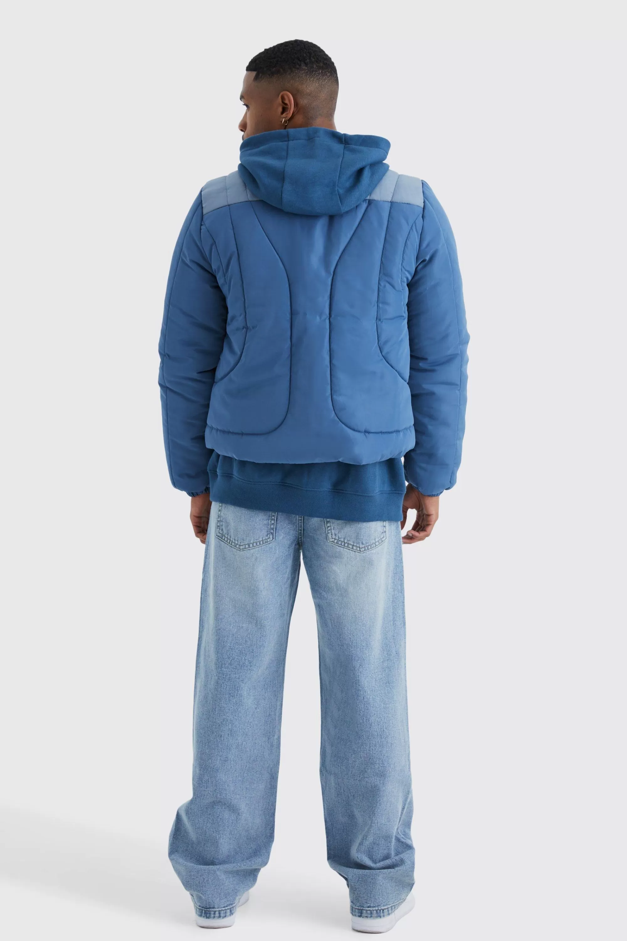 boohooMAN Baggy Rigid Jean | UK