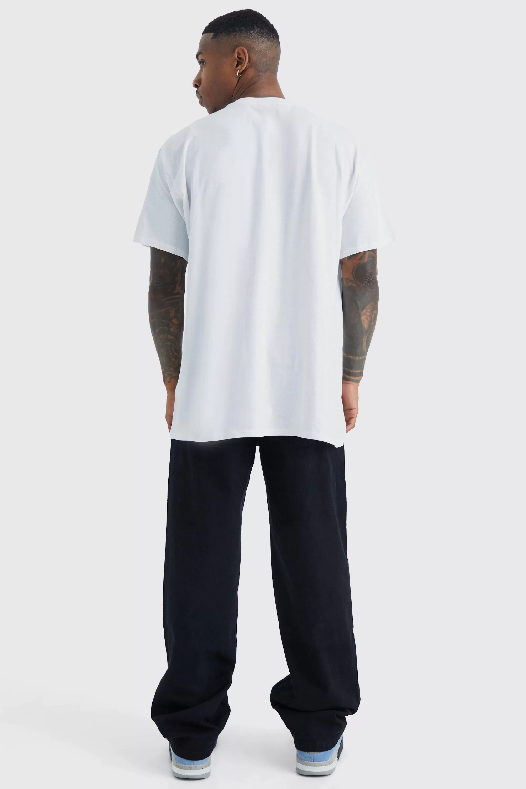 boohooMAN Baggy Rigid Jean | UK