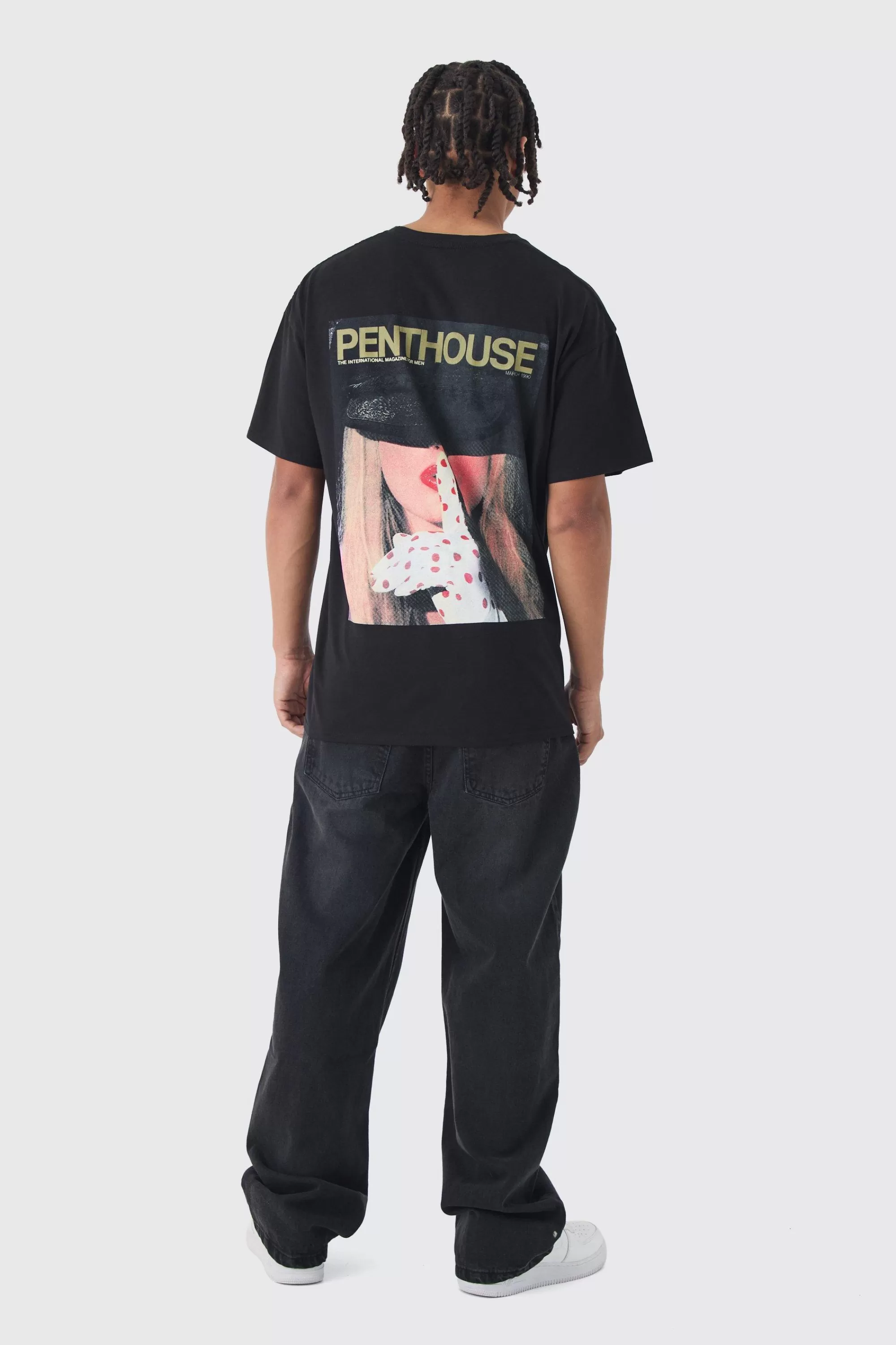 boohooMAN Baggy Rigid Jean In | UK