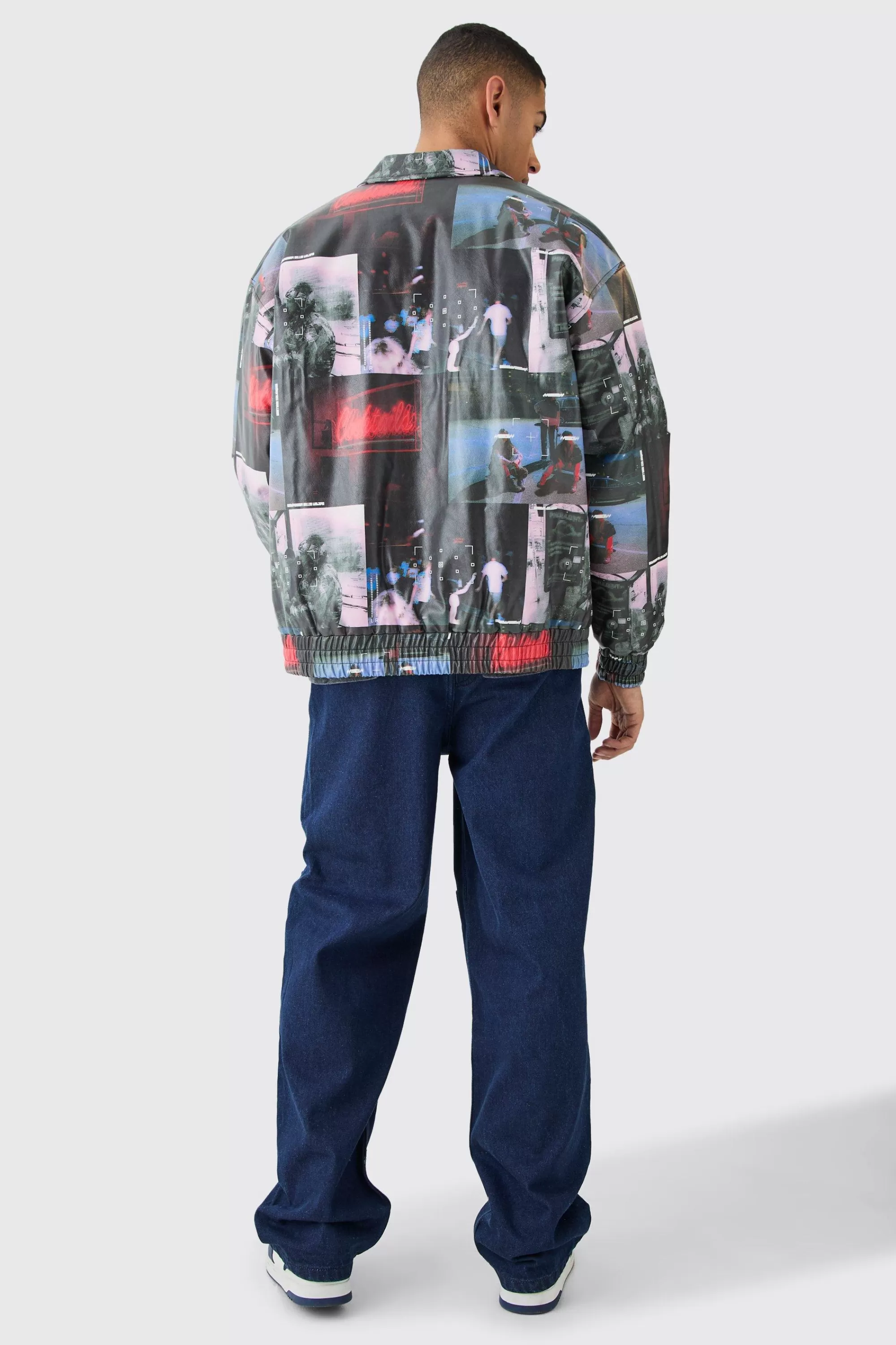 boohooMAN Baggy Rigid Multi Pocket Carpenter Jeans | UK