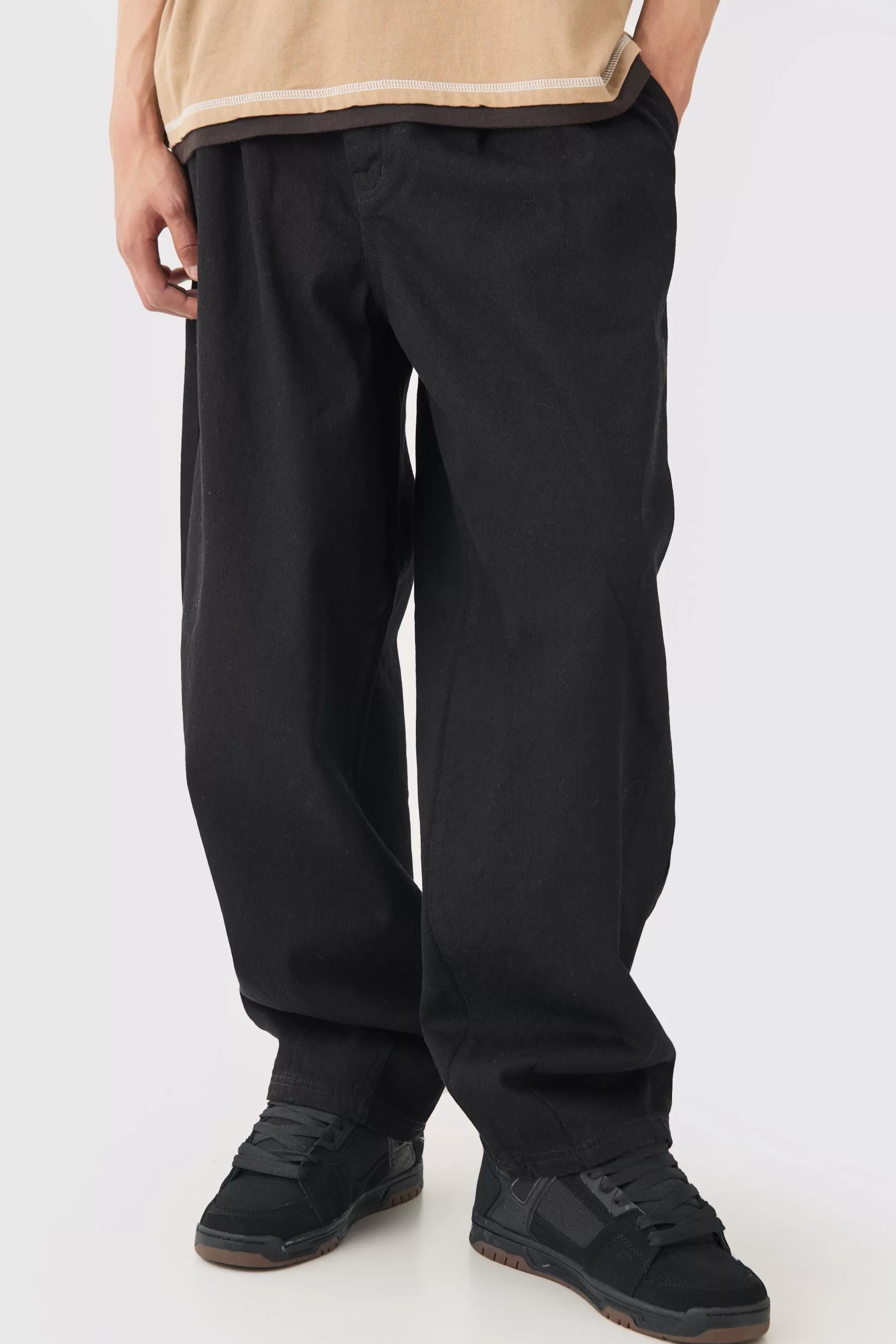 boohooMAN Balloon Fit Jeans In | UK