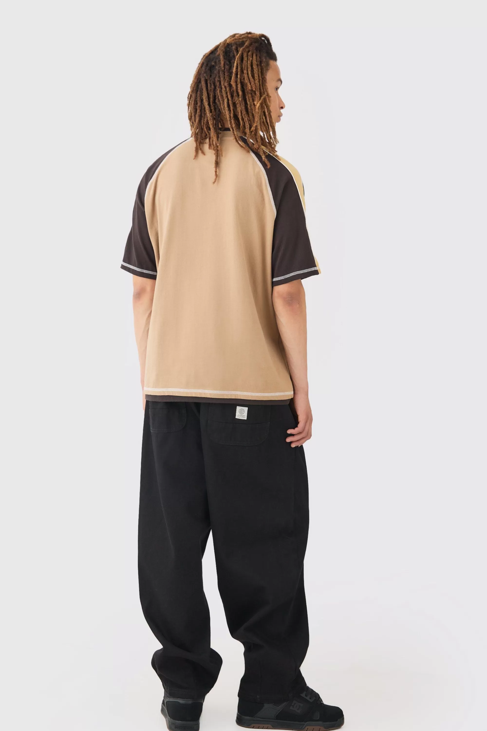 boohooMAN Balloon Fit Jeans In | UK