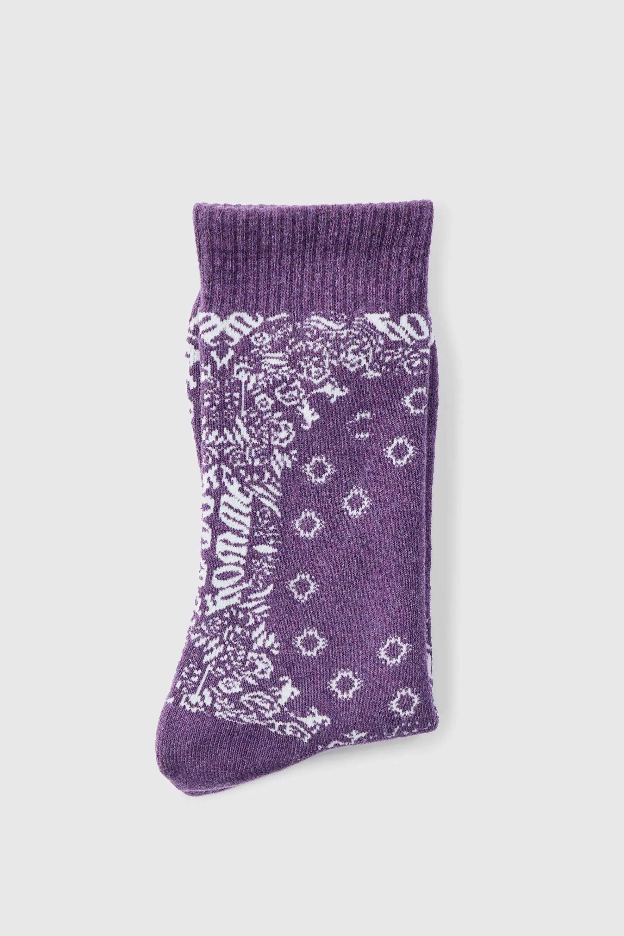 boohooMAN Bandana Print Socks | UK