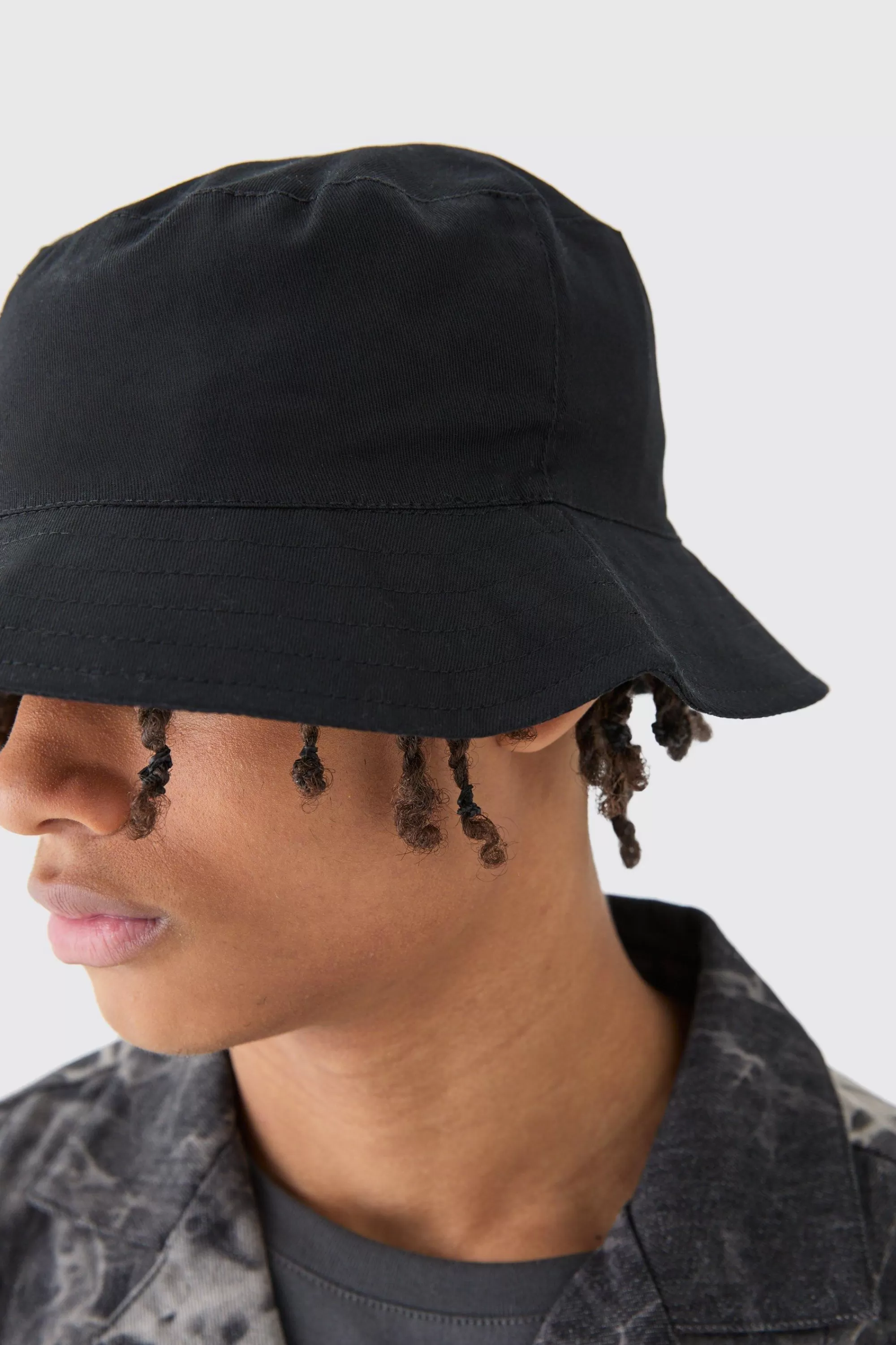 boohooMAN Basic Bucket Hat In | UK