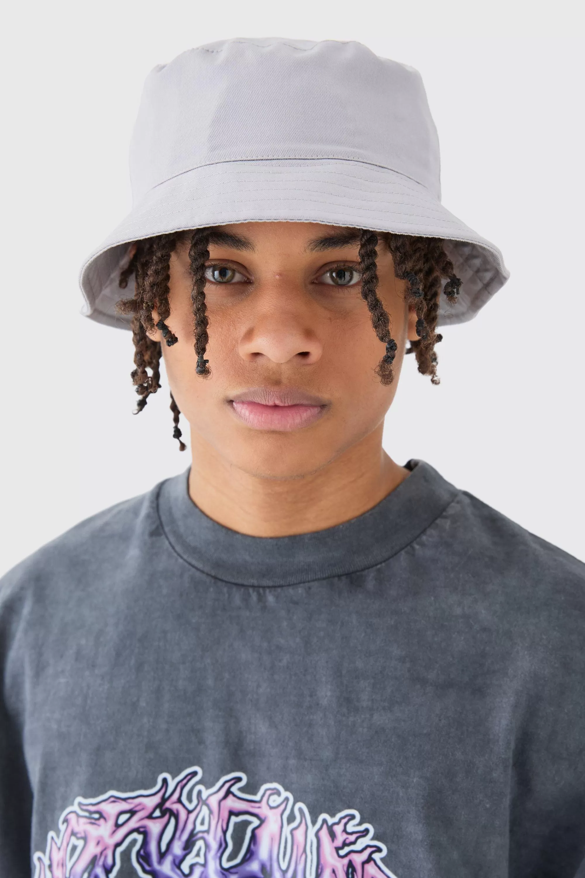 boohooMAN Basic Bucket Hat In | UK