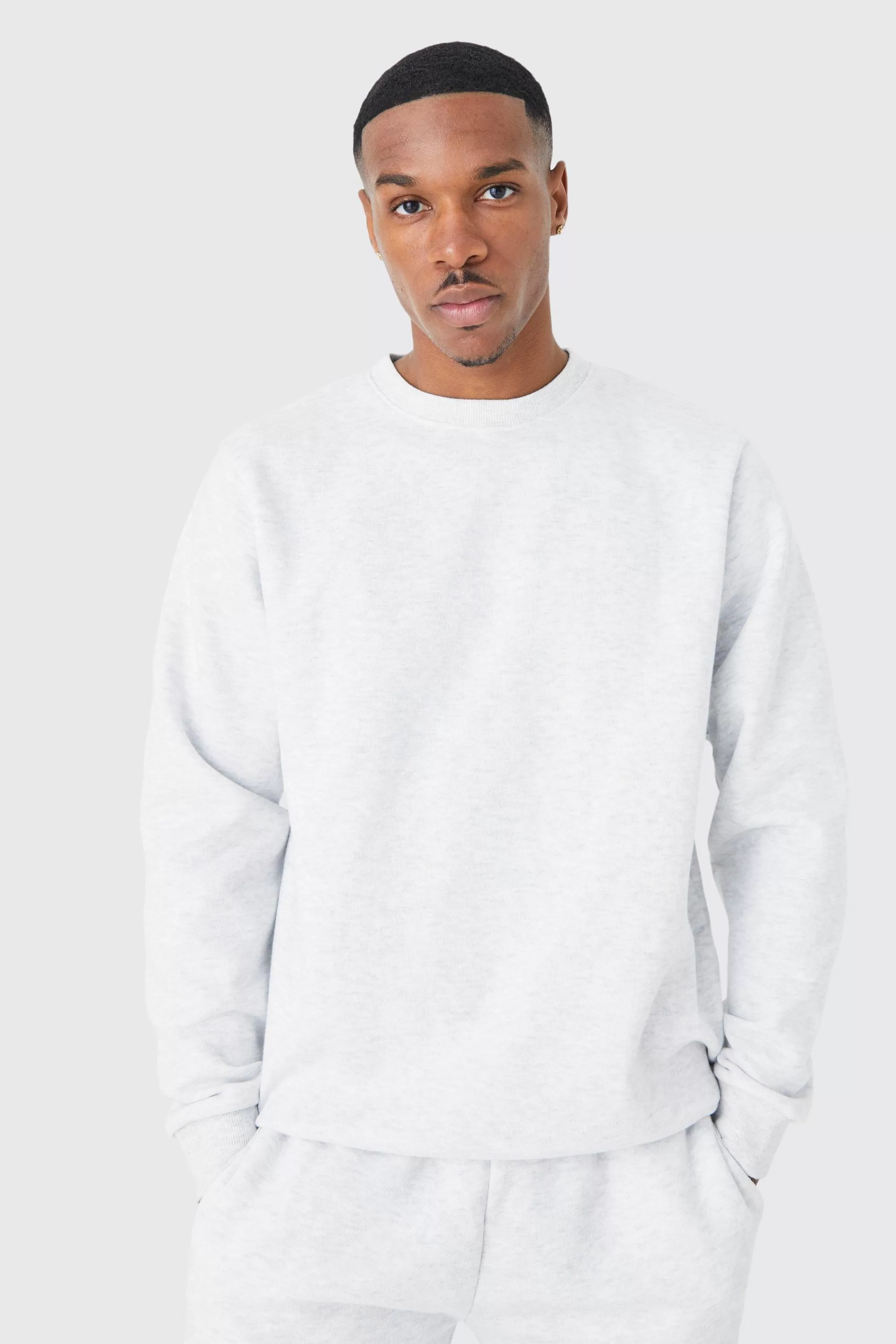 boohooMAN Basic Crew Neck Sweatshirt | UK