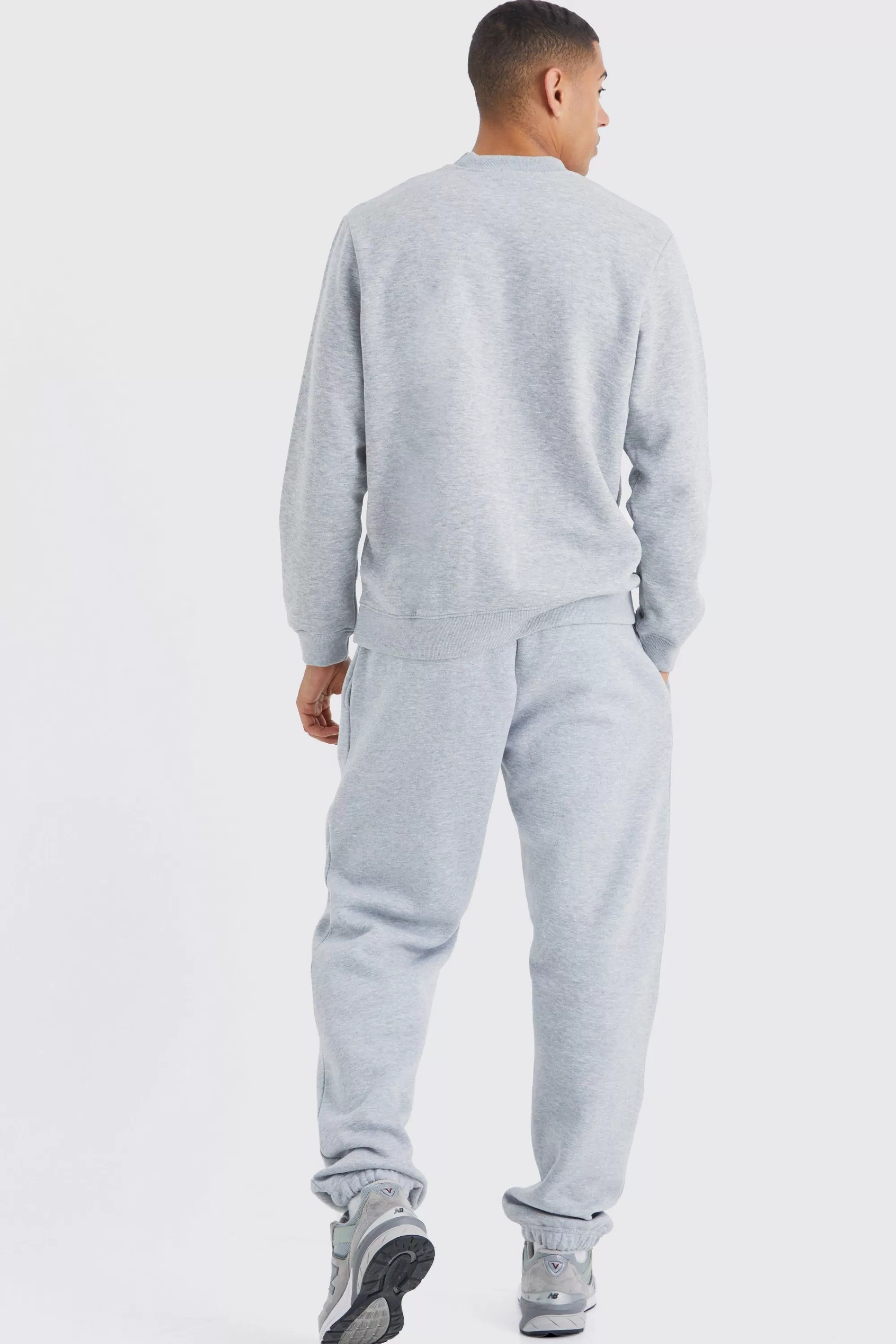 boohooMAN Basic Extended Neck Sweatshirt | UK