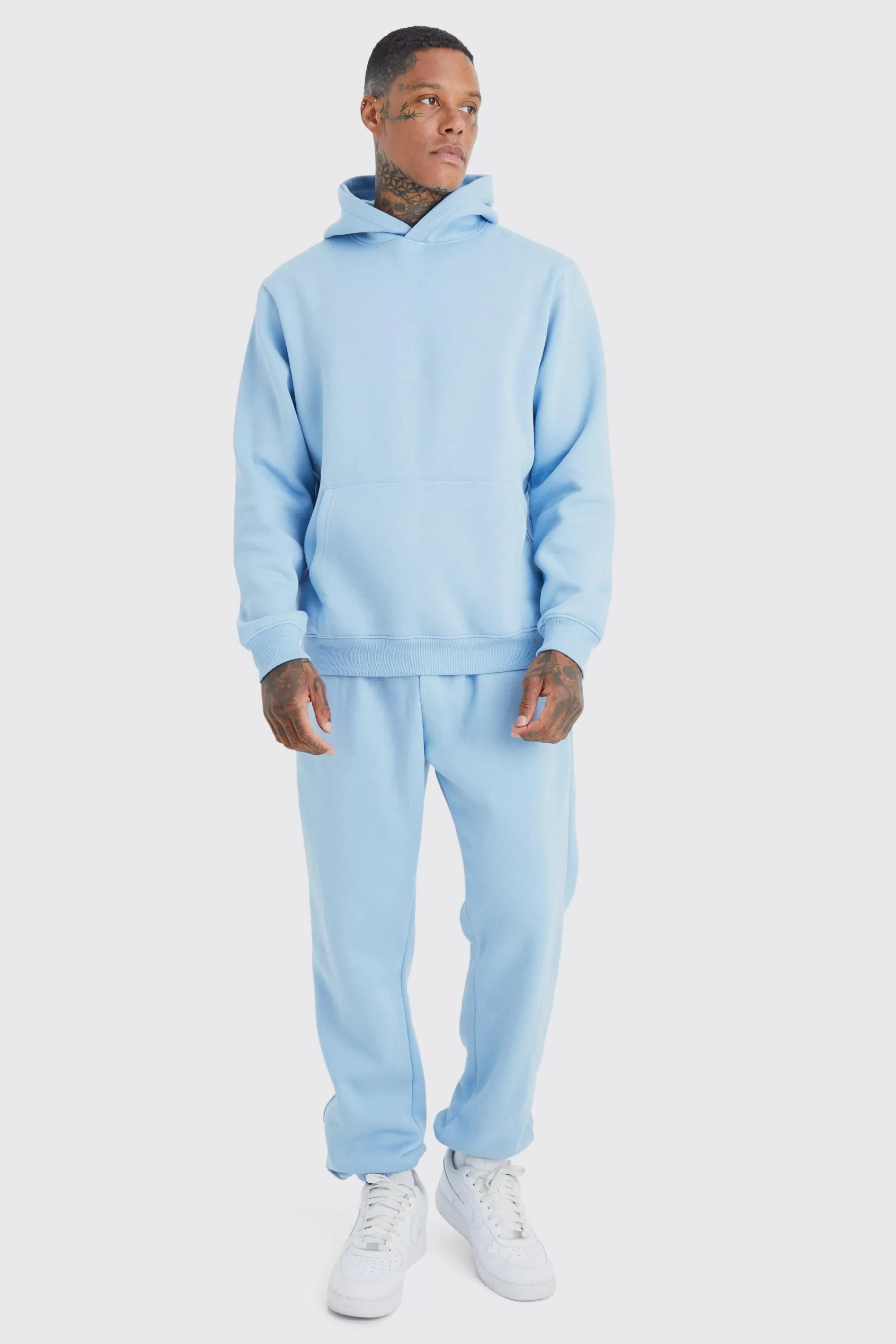 boohooMAN Basic Hooded Tracksuit | UK