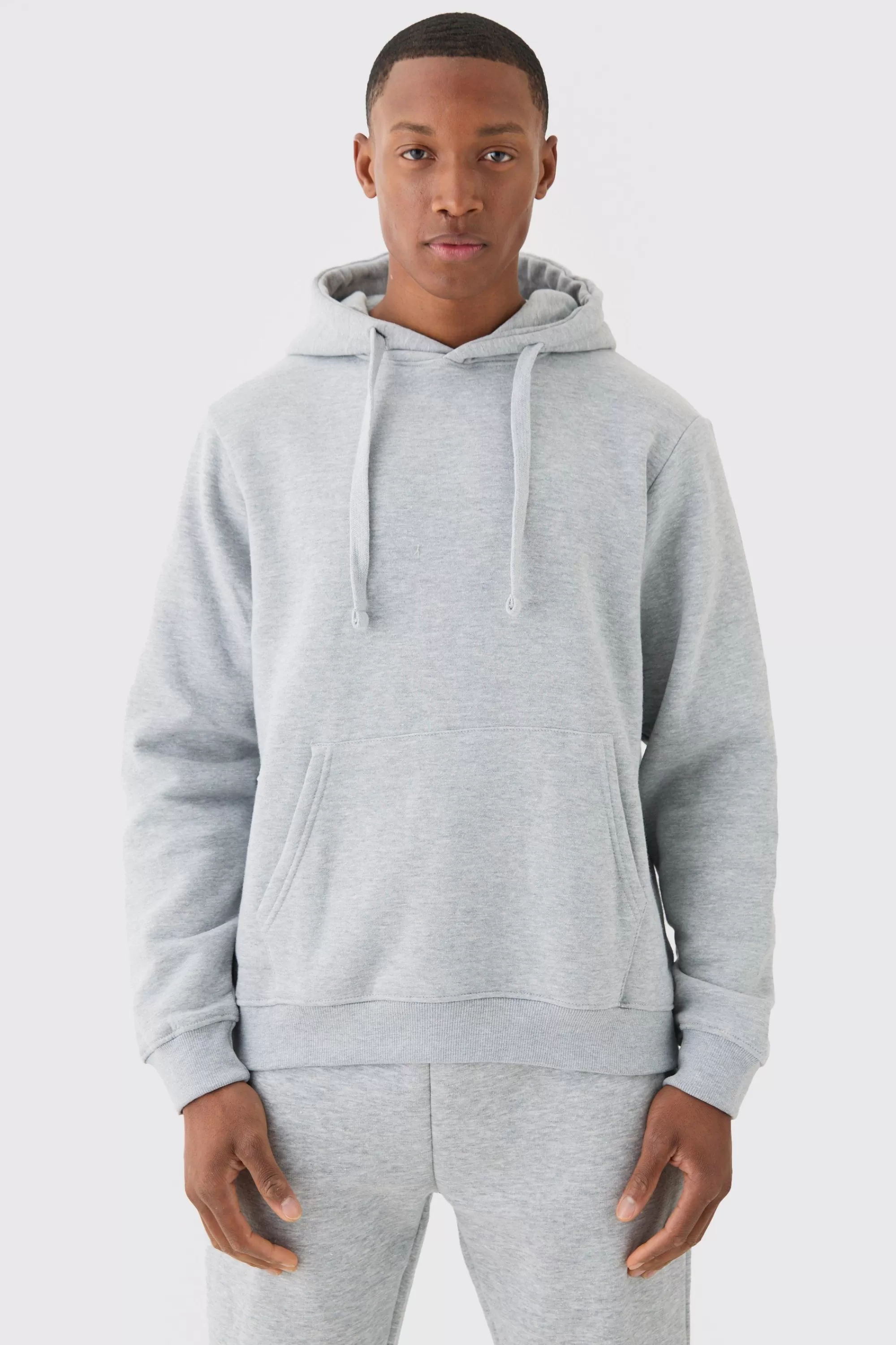 boohooMAN Basic Over The Head Hoodie | UK