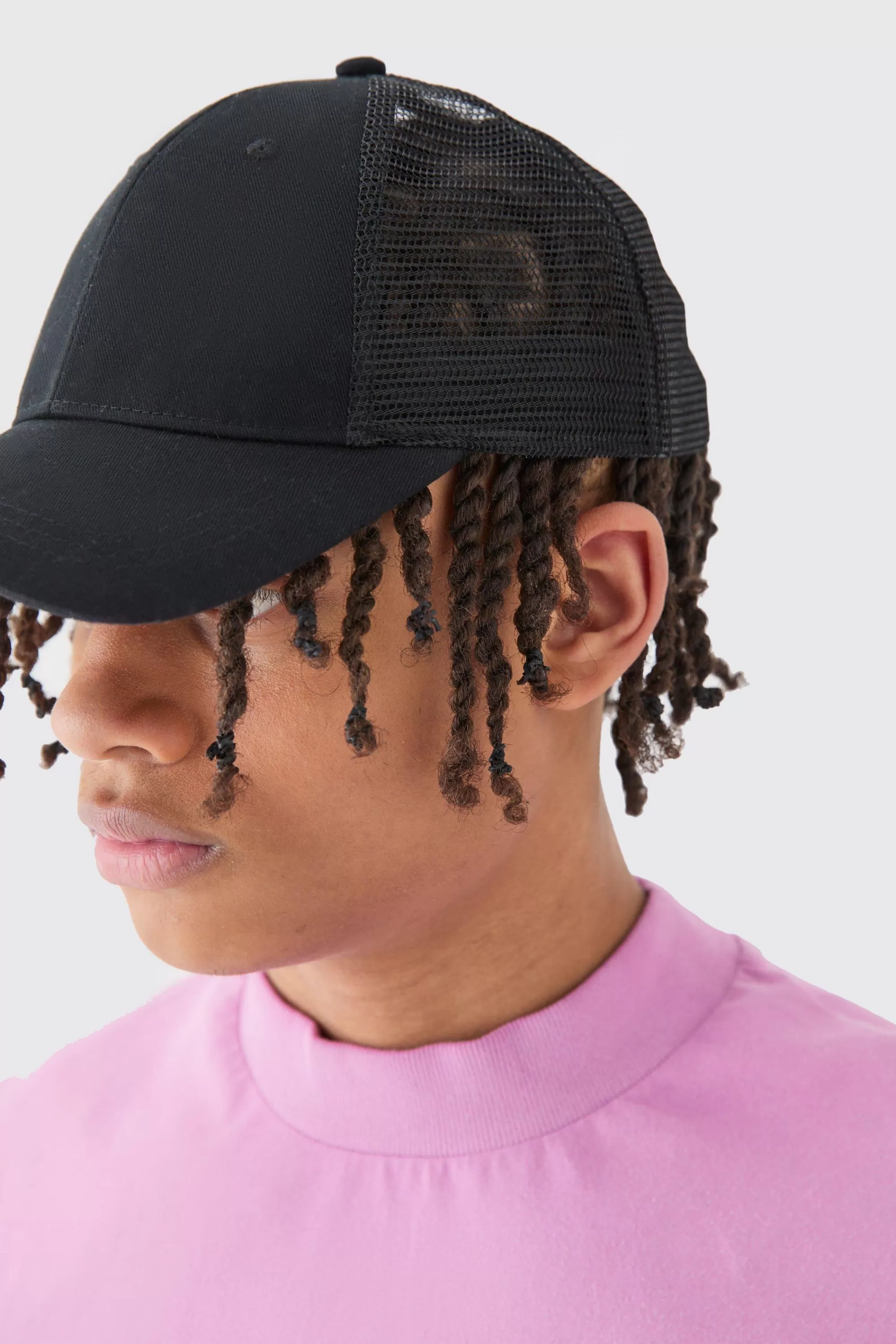 boohooMAN Basic Trucker Cap In | UK
