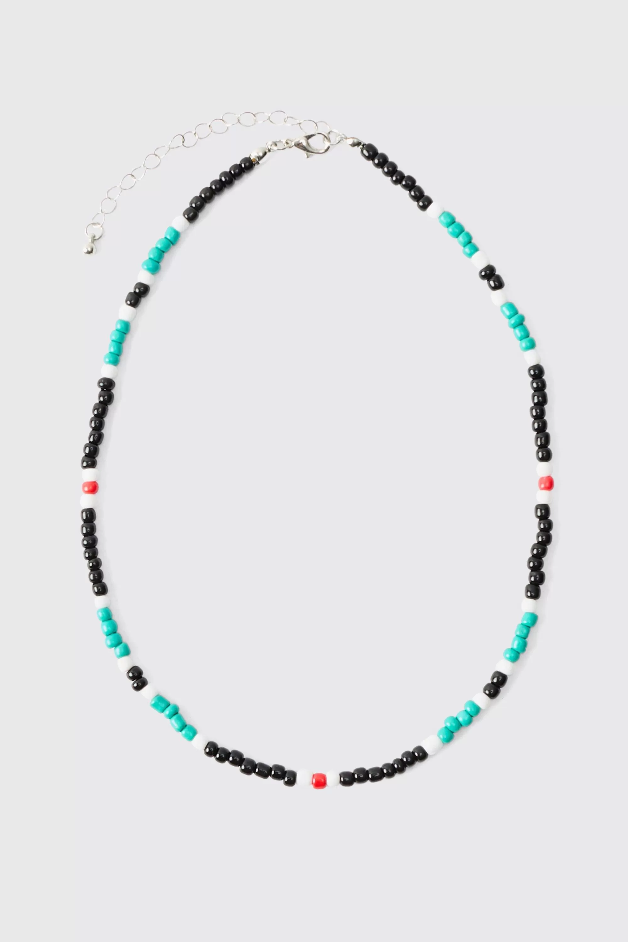 boohooMAN Bead Necklace In | UK