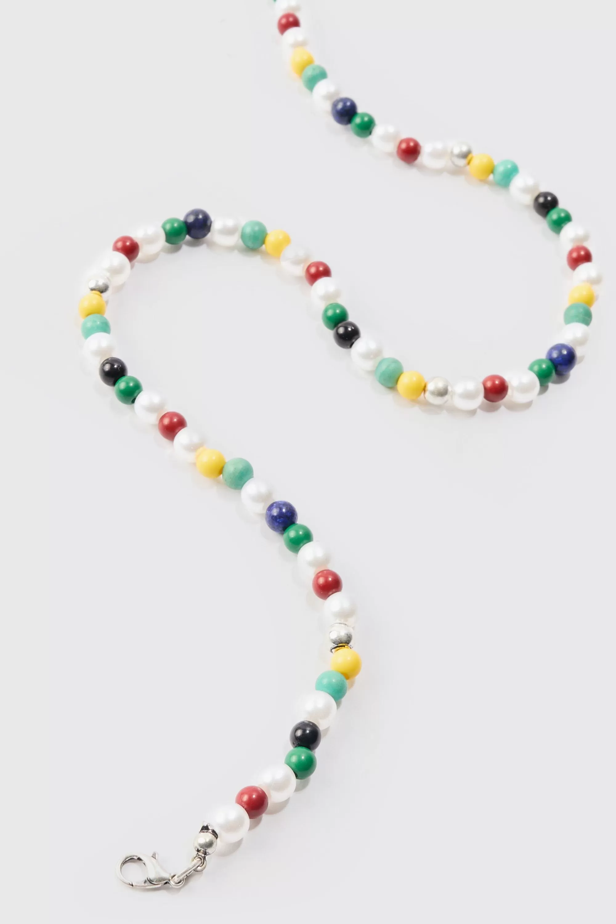 boohooMAN Beaded Necklace | UK