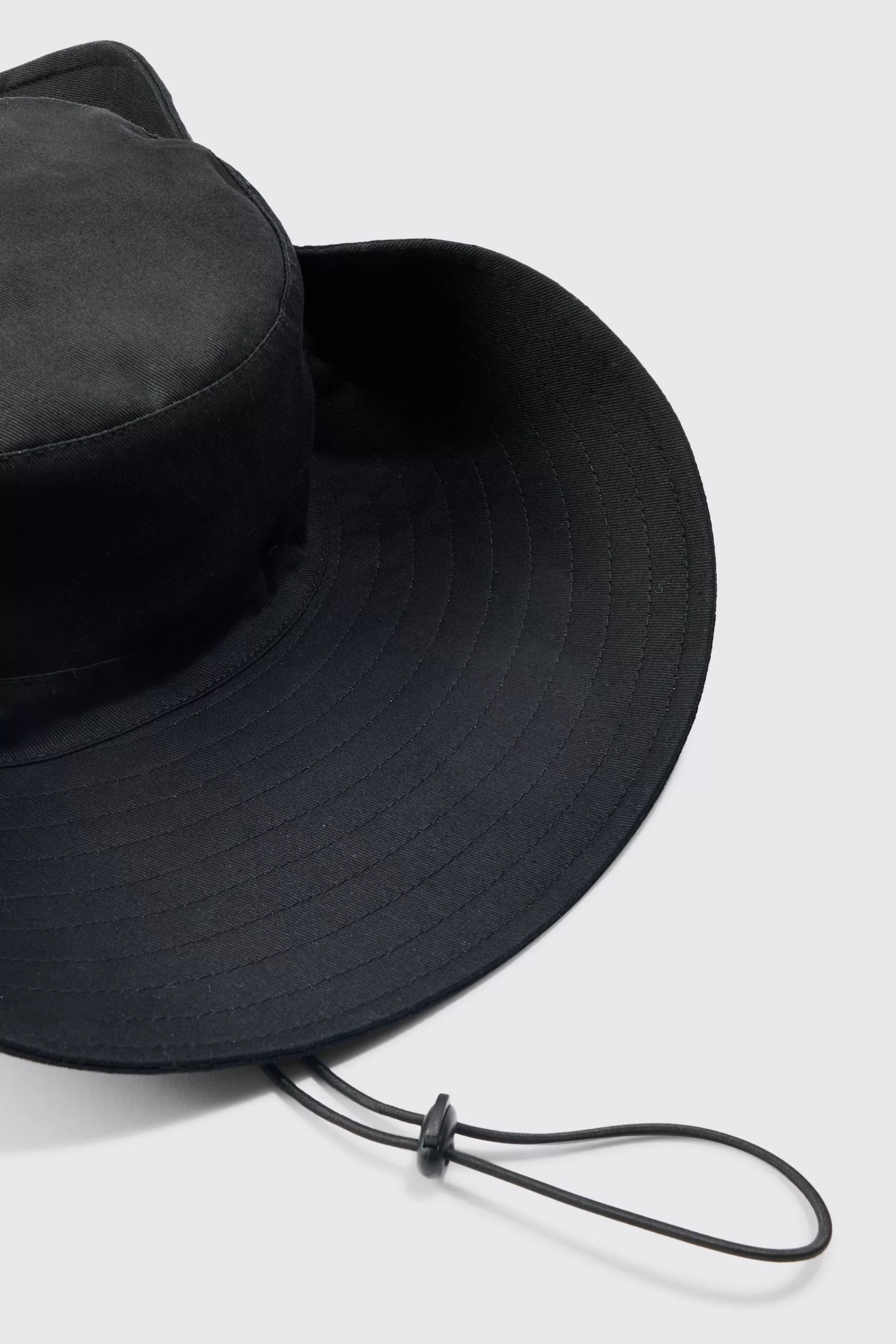boohooMAN BM Wide Brim Bucket Hat In | UK