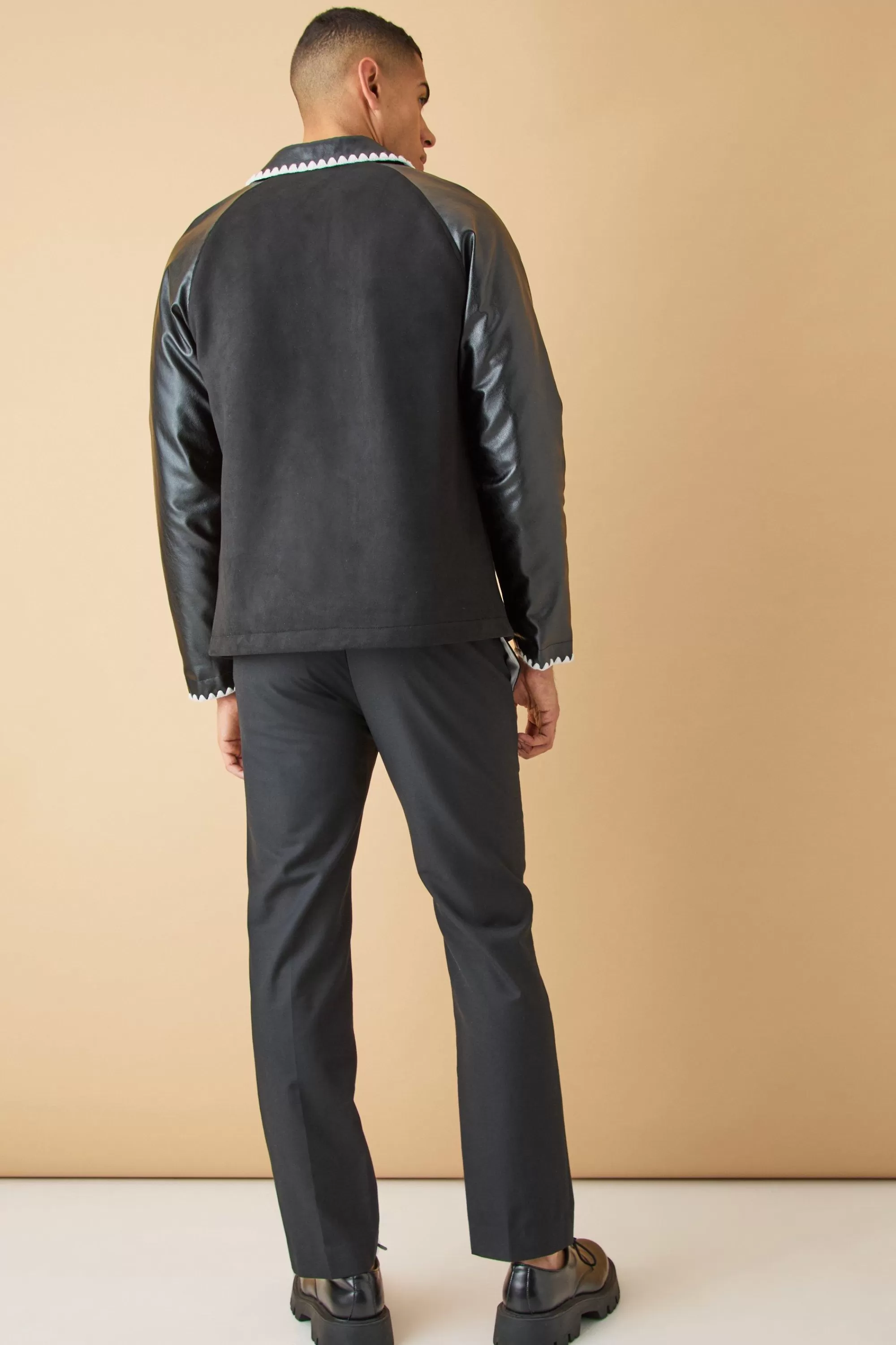 boohooMAN Boxer Waistband Tailored Trousers | UK