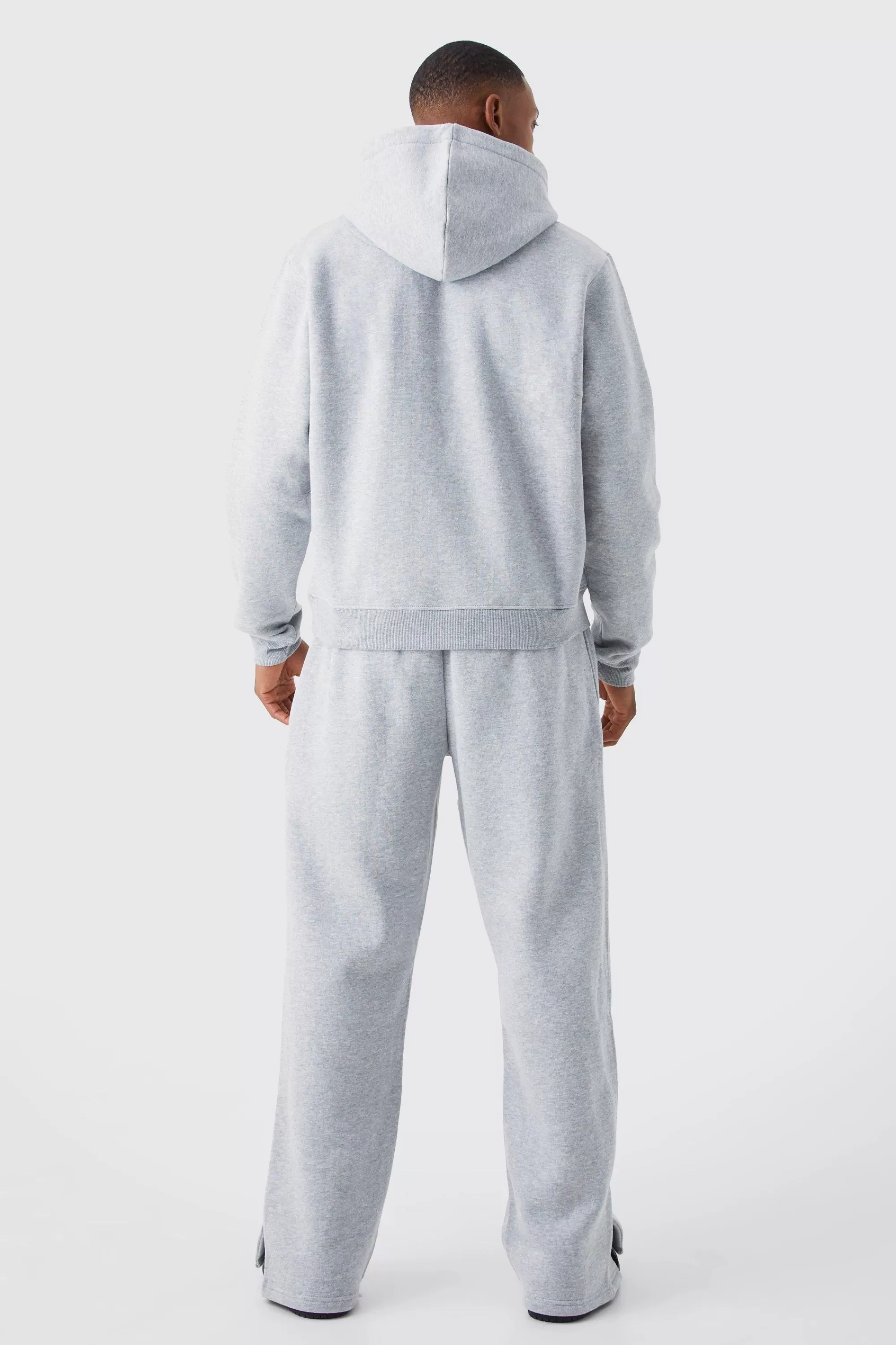 boohooMAN Boxy Bm Print Tracksuit | UK