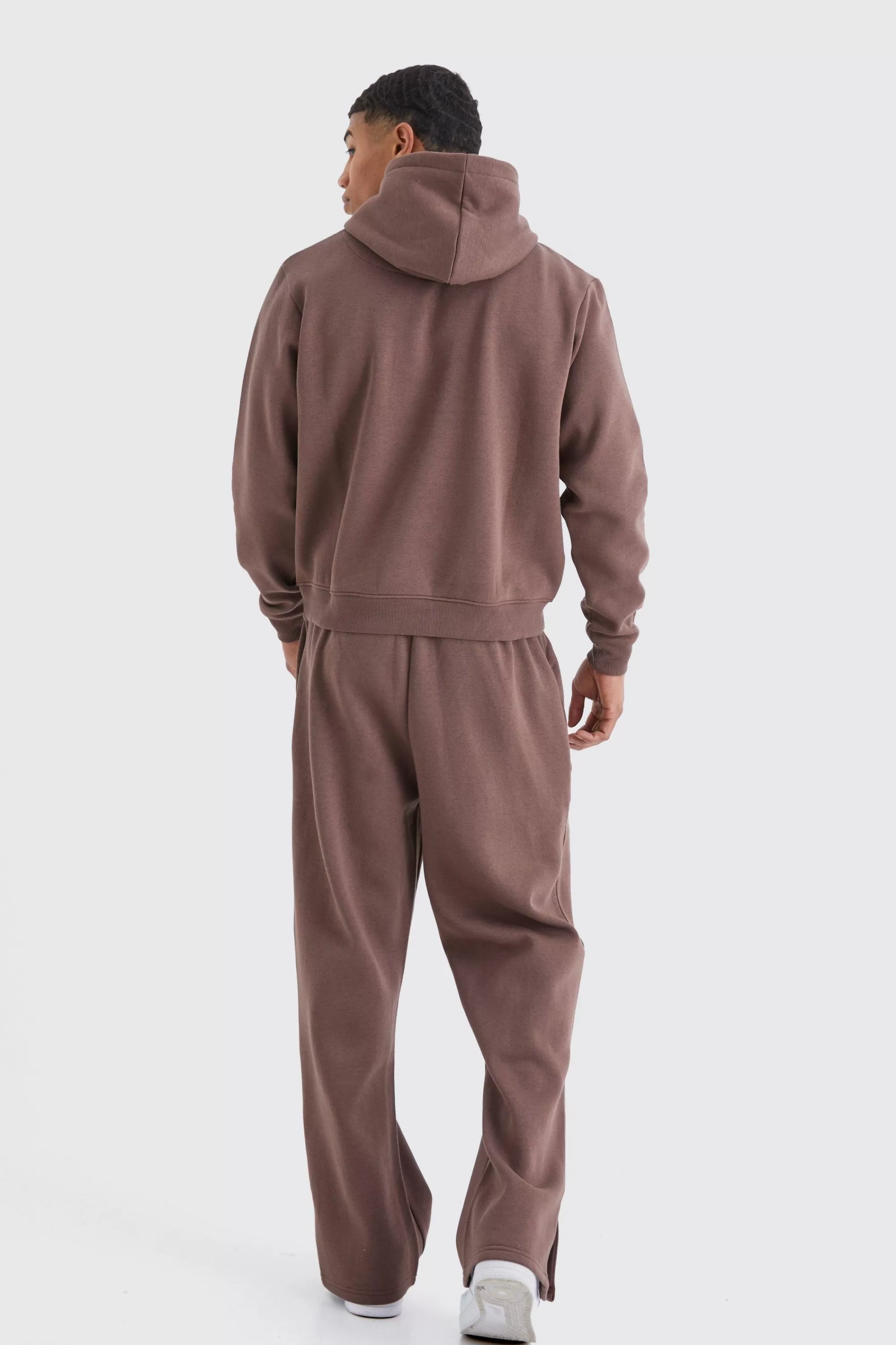 boohooMAN Boxy Bm Print Tracksuit | UK