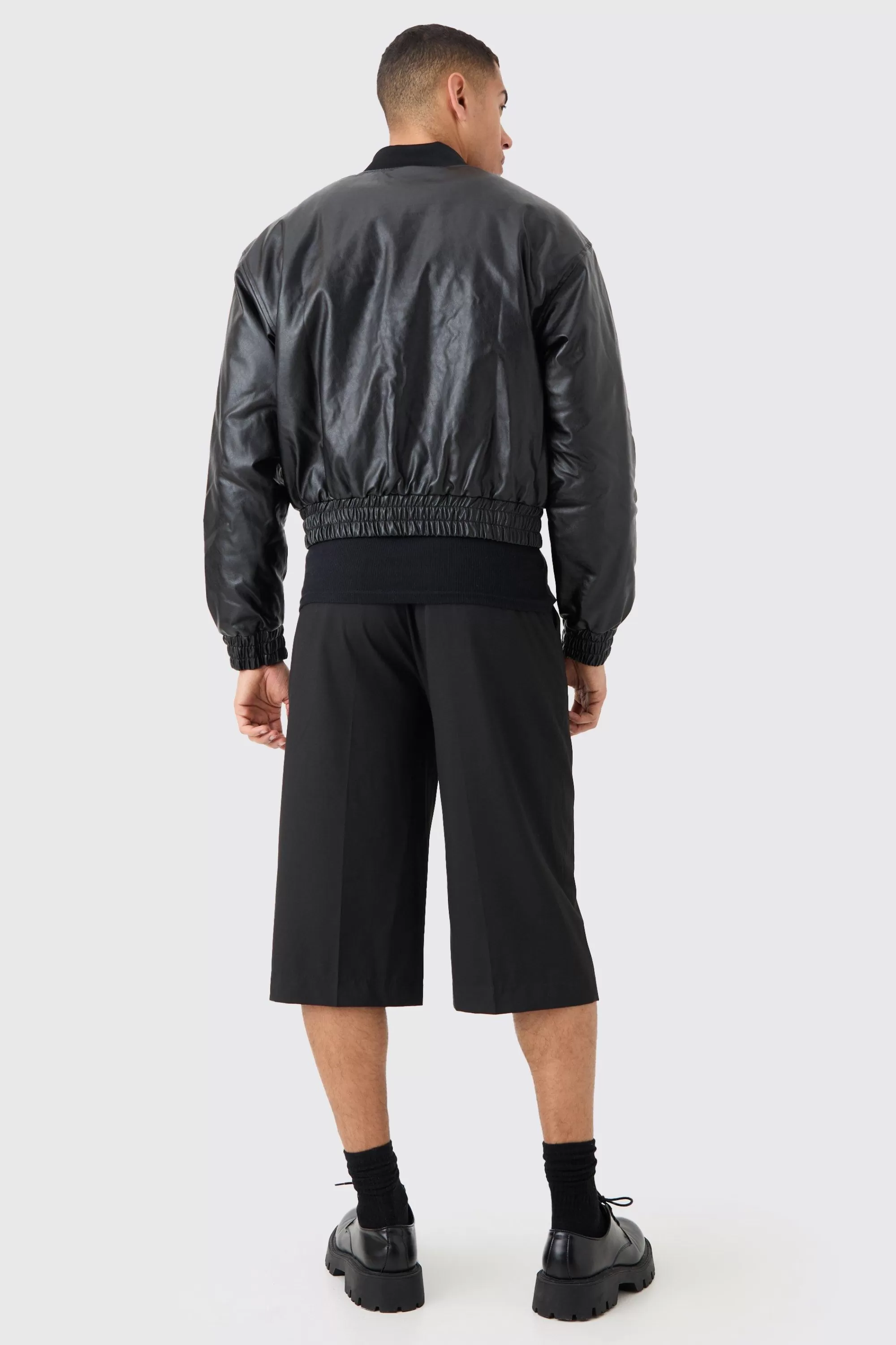 boohooMAN Boxy Embroidered Bomber | UK