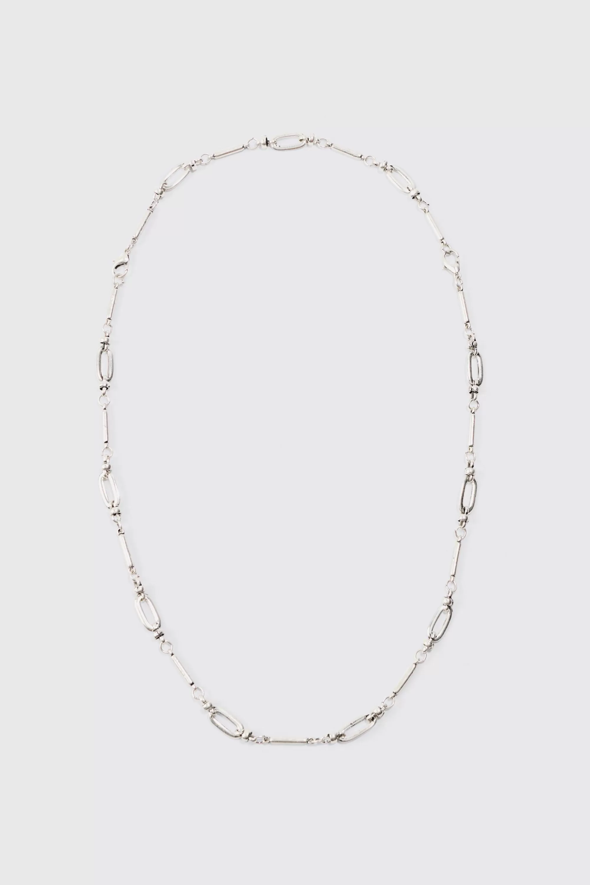 boohooMAN Chain Link Detail Necklace | UK