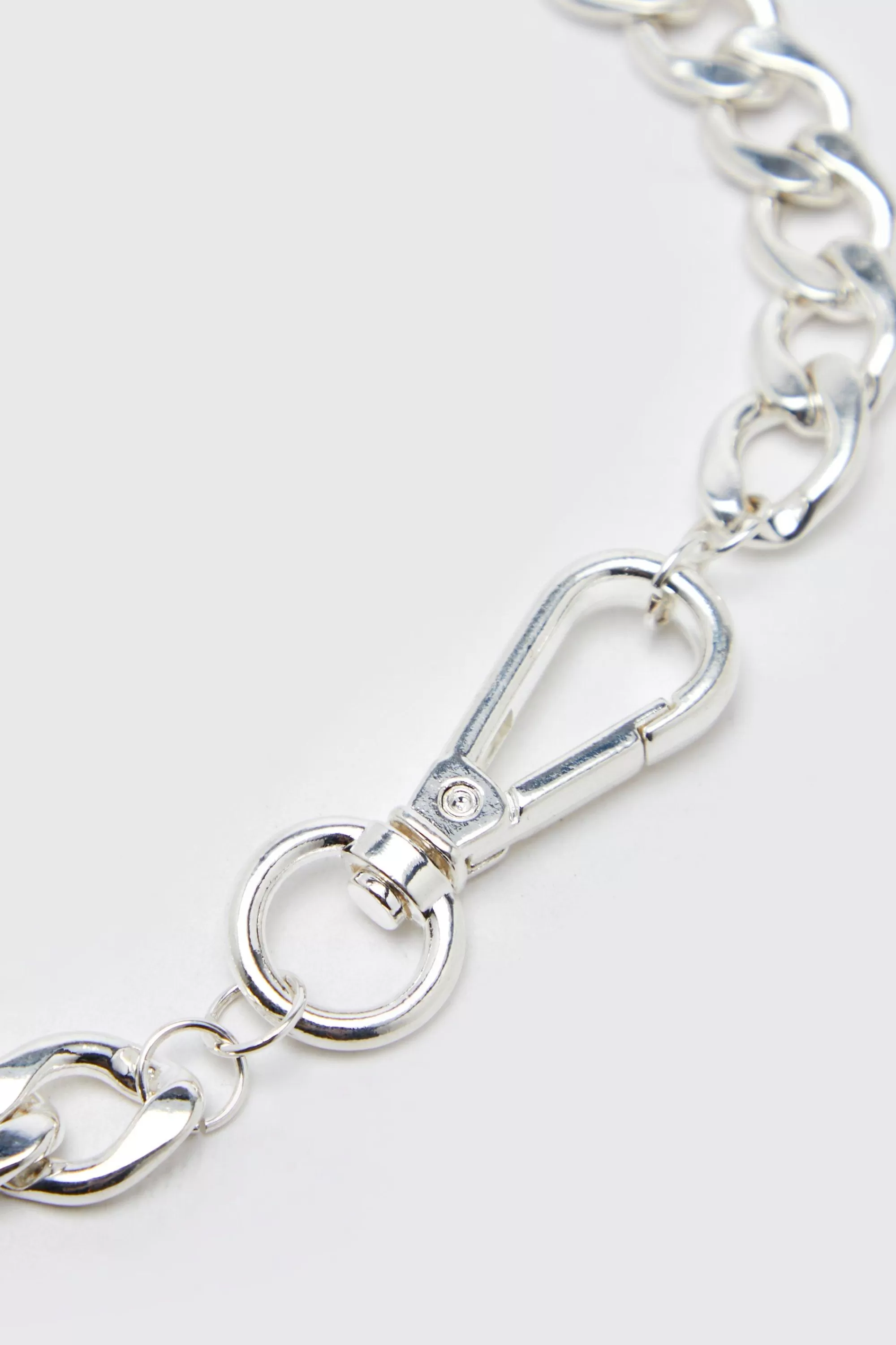 boohooMAN Chunky Chain Clip Necklace | UK